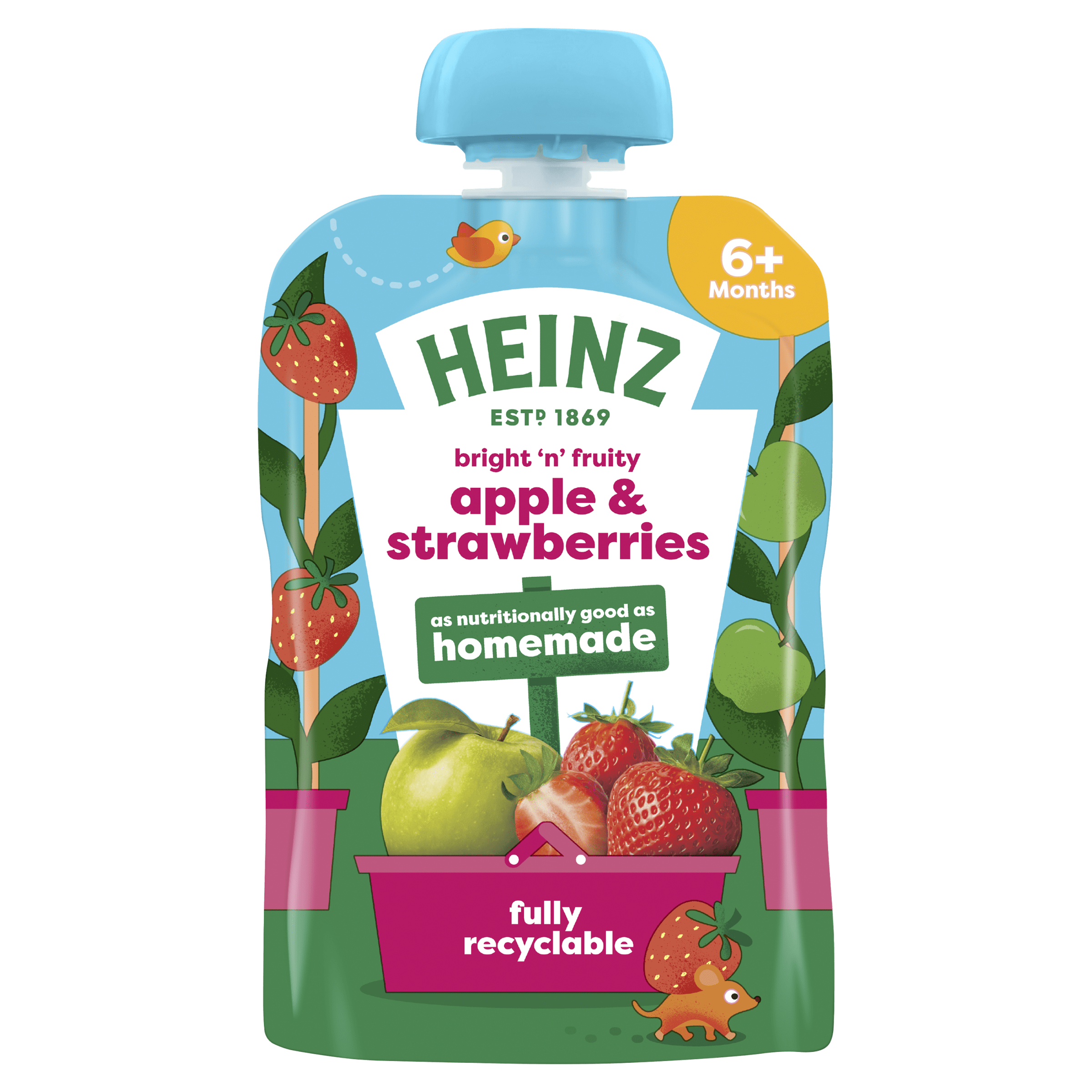 Heinz Apple Strawberry Pouch