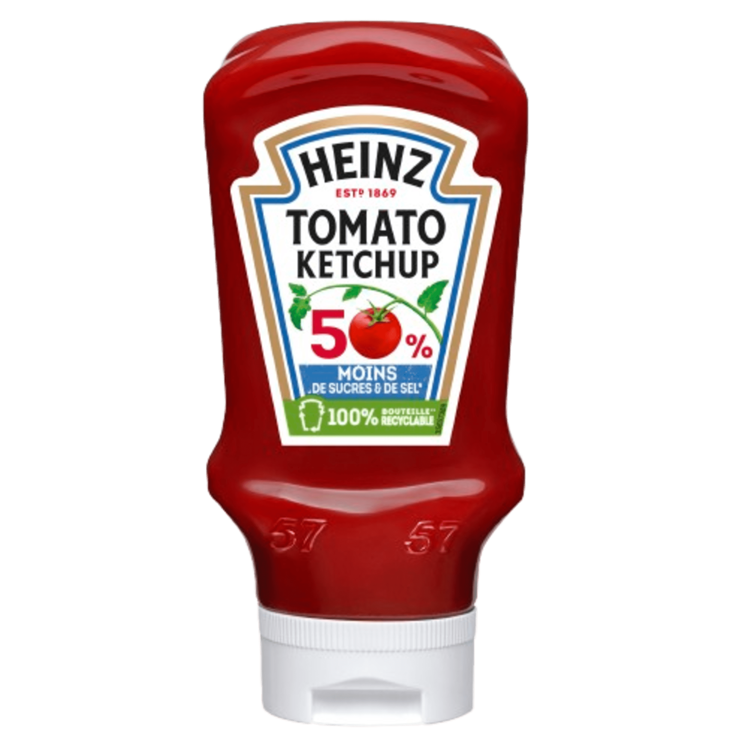 Tomato Ketchup 50% de Sucre et de Sel en Moins