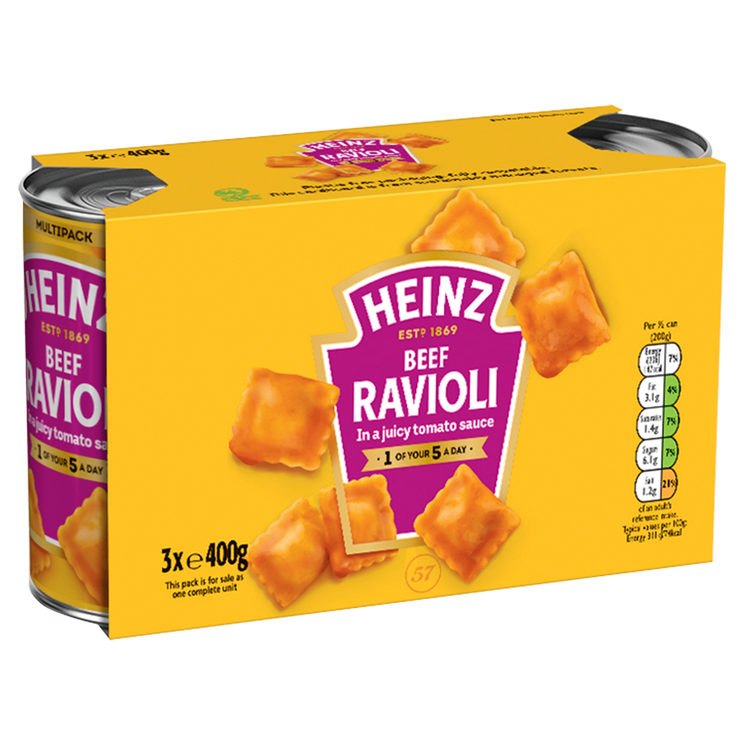 Beef Ravioli 3 Pack