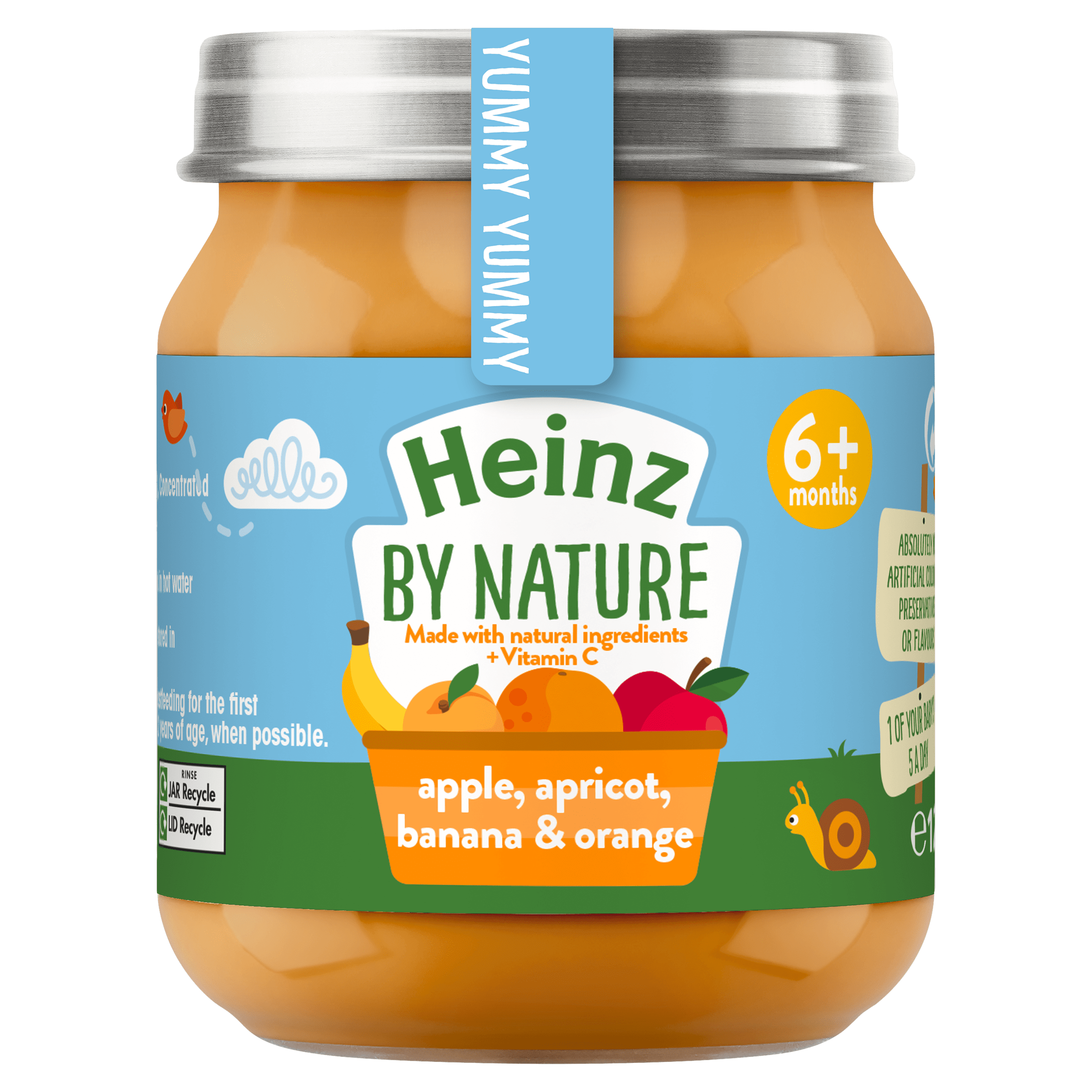 Heinz Apple, Apricot, Banana & Orange Jar