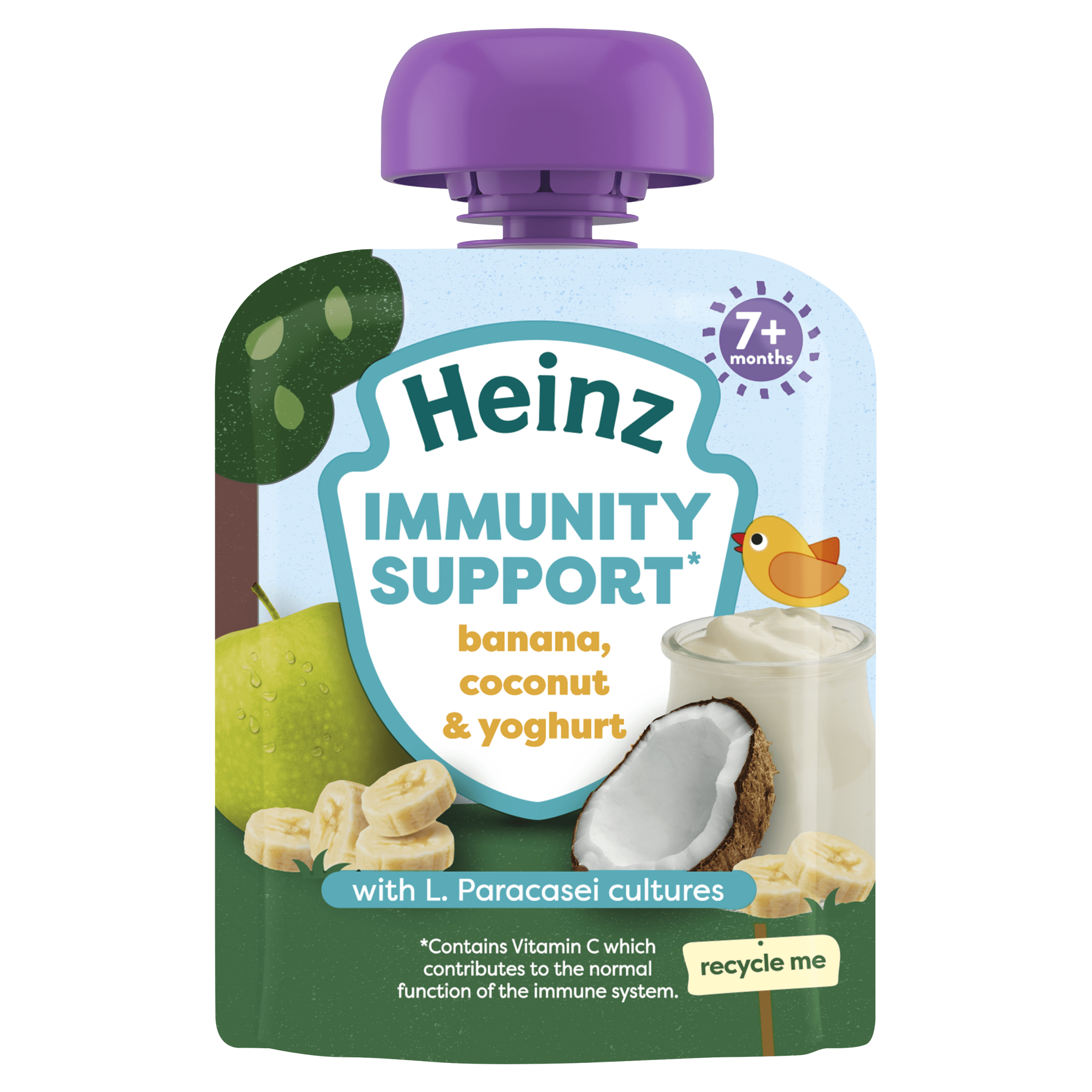 Heinz Immunity Support Banana, Coconut & Yogurt Pouch