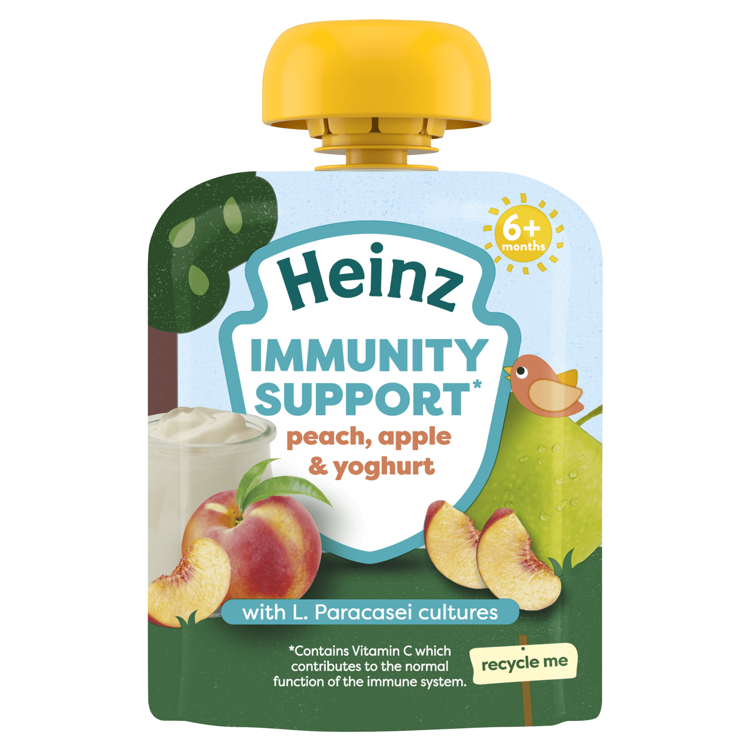 Heinz Immunity Support Peach Yogurt