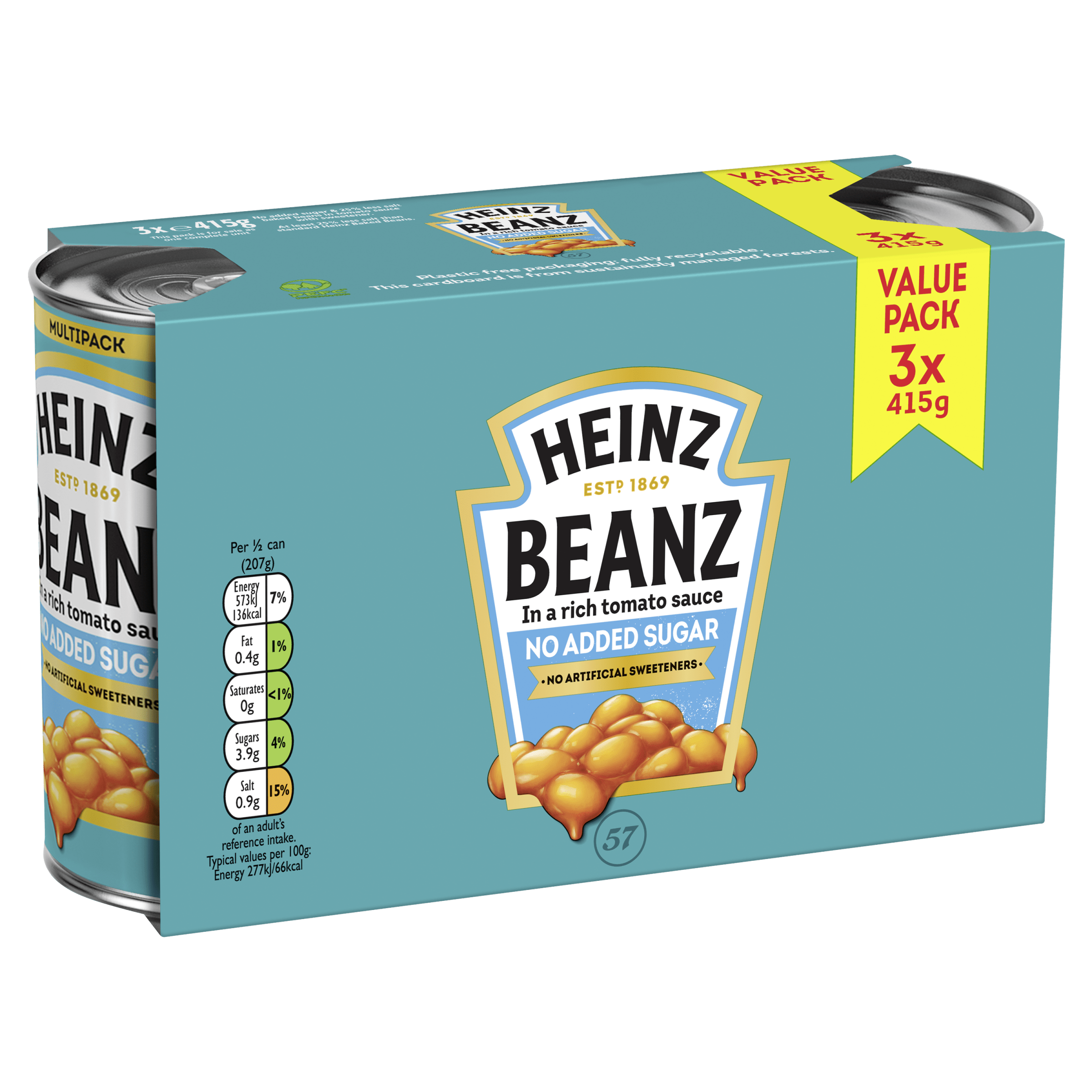 No Added Sugar Beanz 3 pack