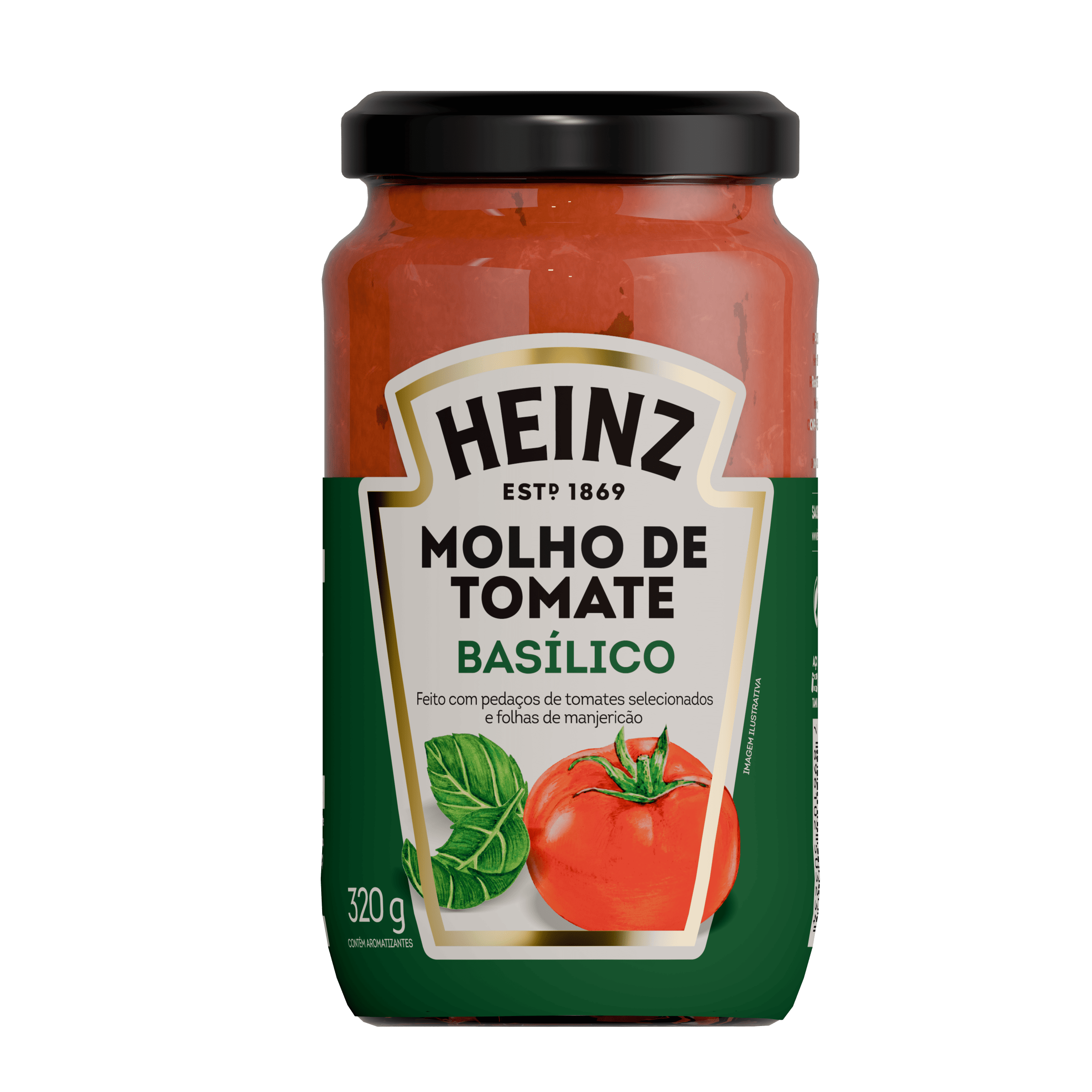 Molho de Tomate Basilico Heinz