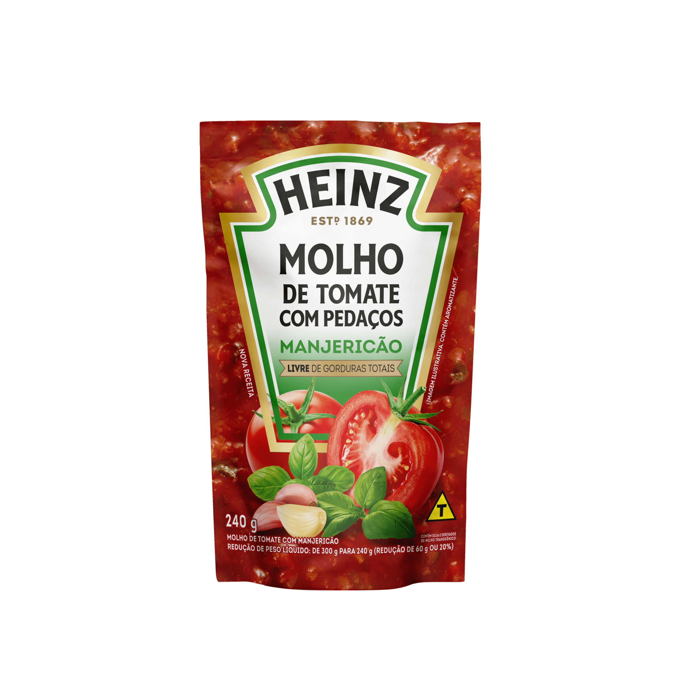 Molho de Tomate Manjericão Heinz
