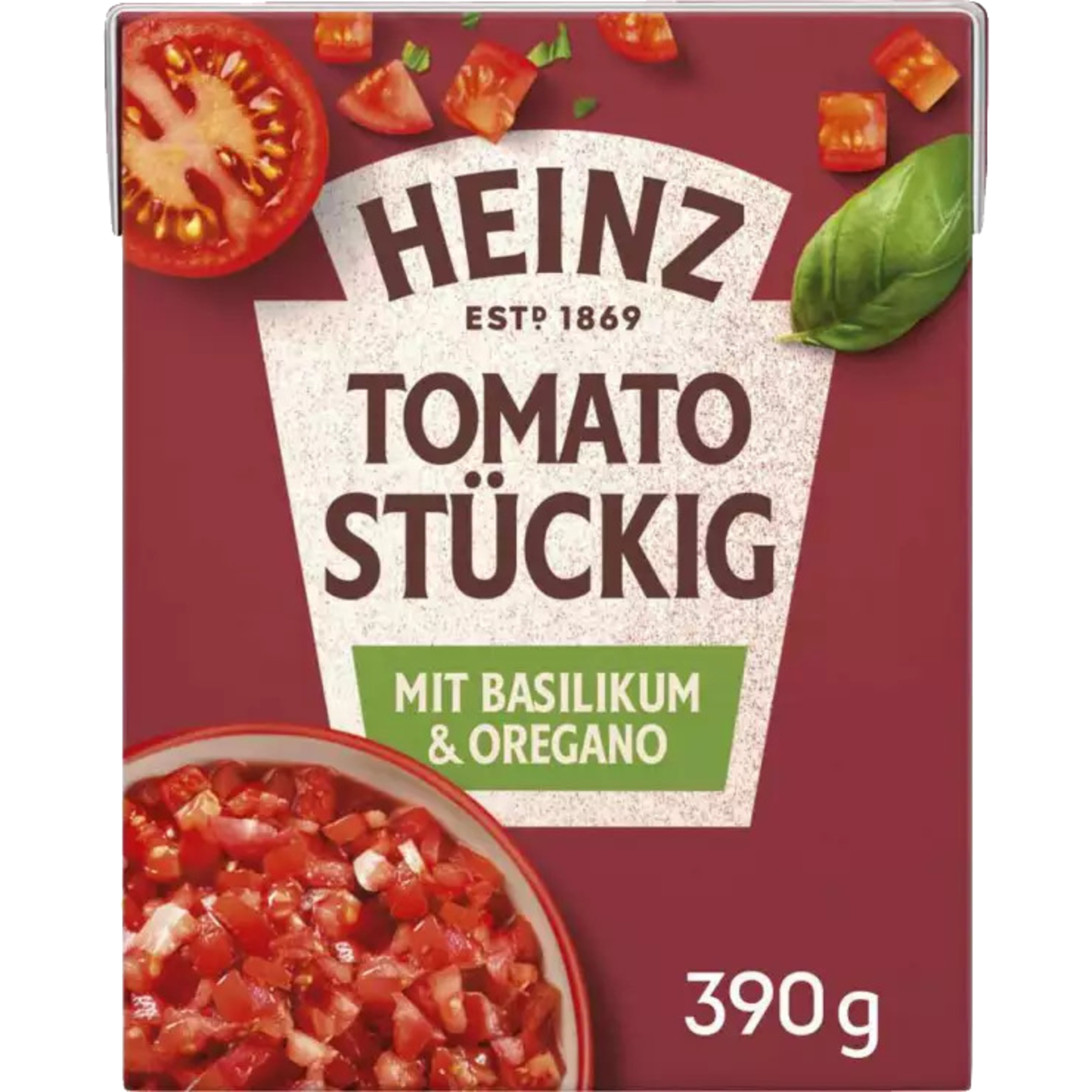TOMATO STÜCKIG MIT BASILIKUM & OREGANO