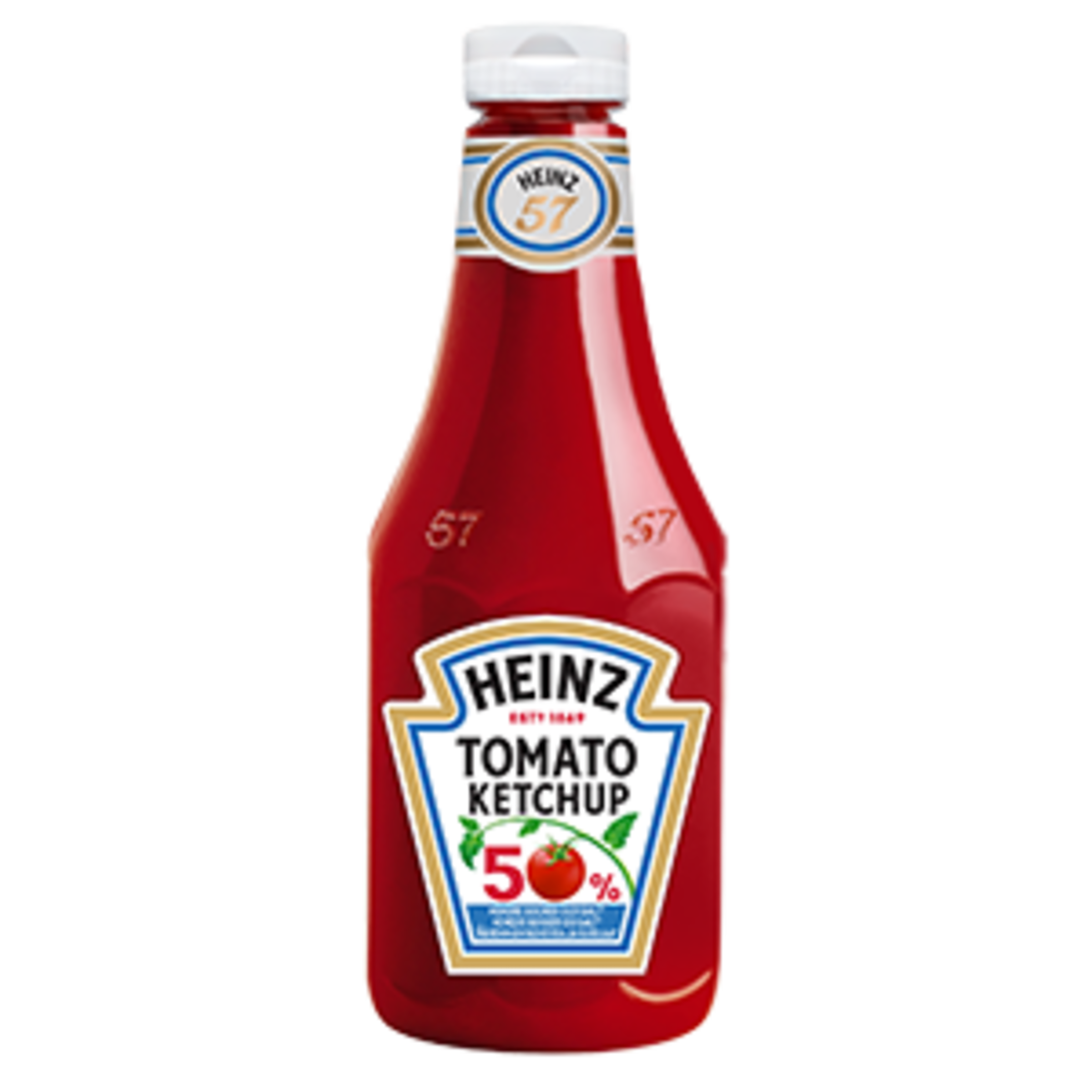 Tomato Ketchup 50% Reduced sugar & salt Top Down