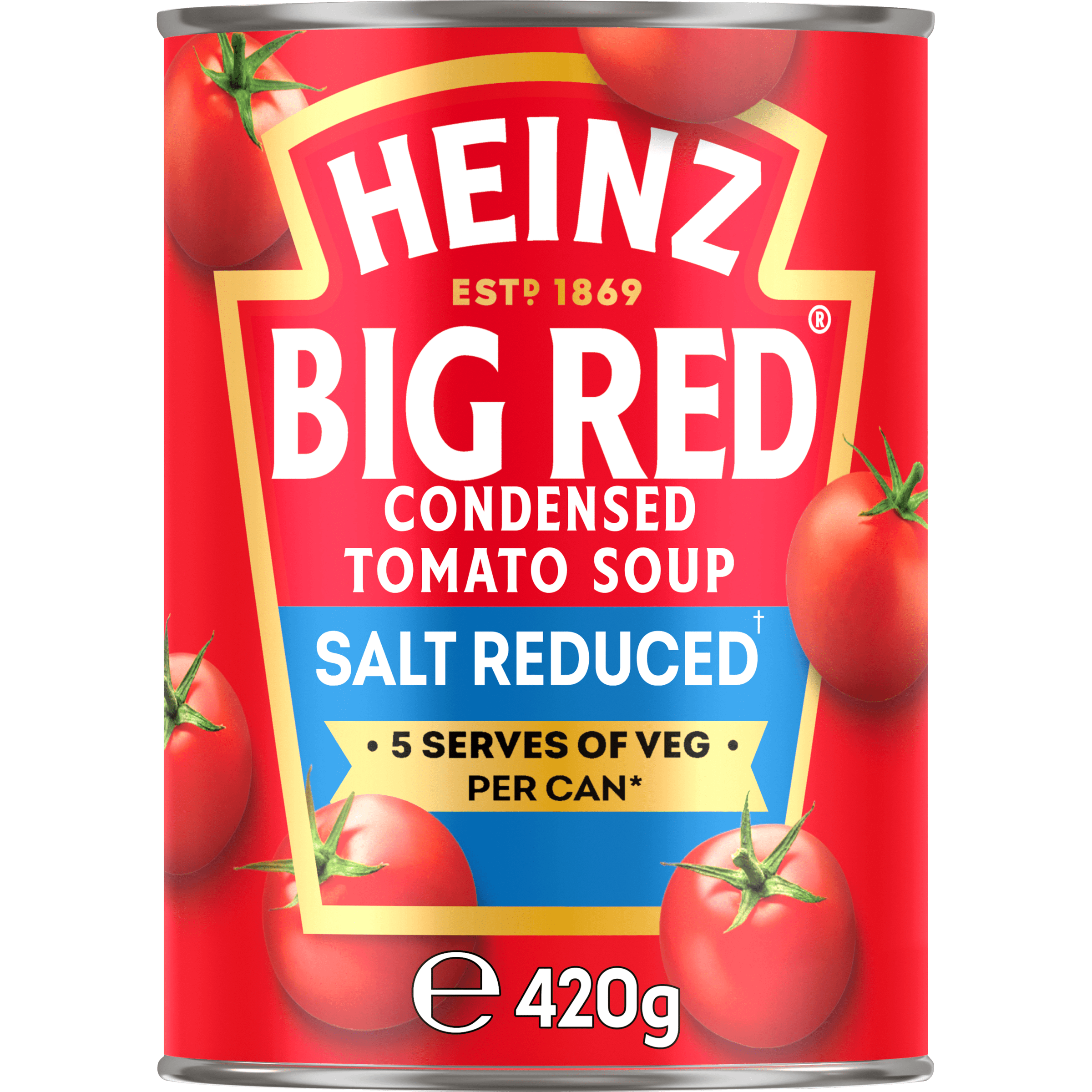 Heinz® Big Red® Salt Reduced† Condensed Tomato Soup 420g