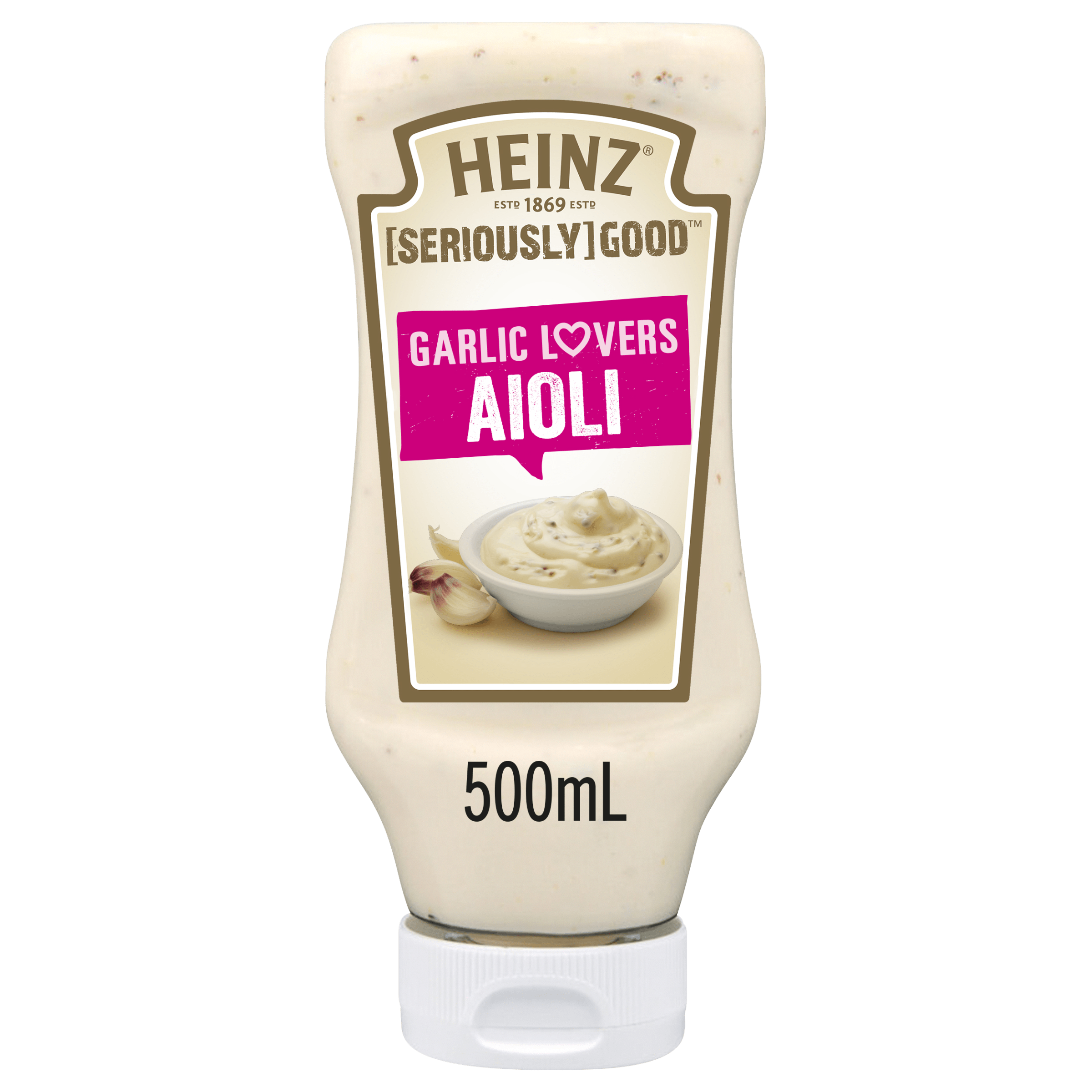 Heinz® [SERIOUSLY] GOOD™ Garlic Lovers Aioli Mayonniase 295mL