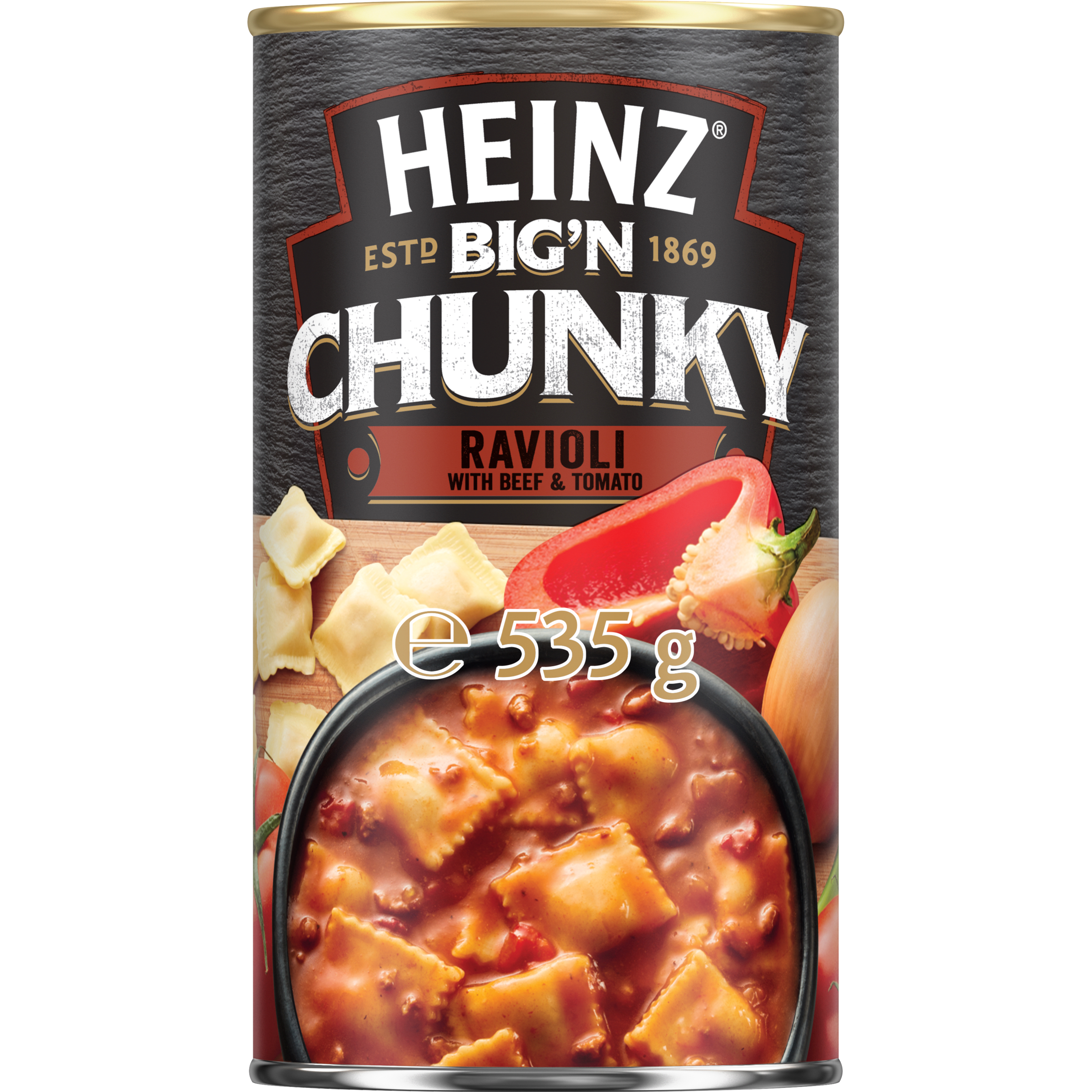 Heinz® Big'N Chunky Ravioli with Beef & Tomato 535g