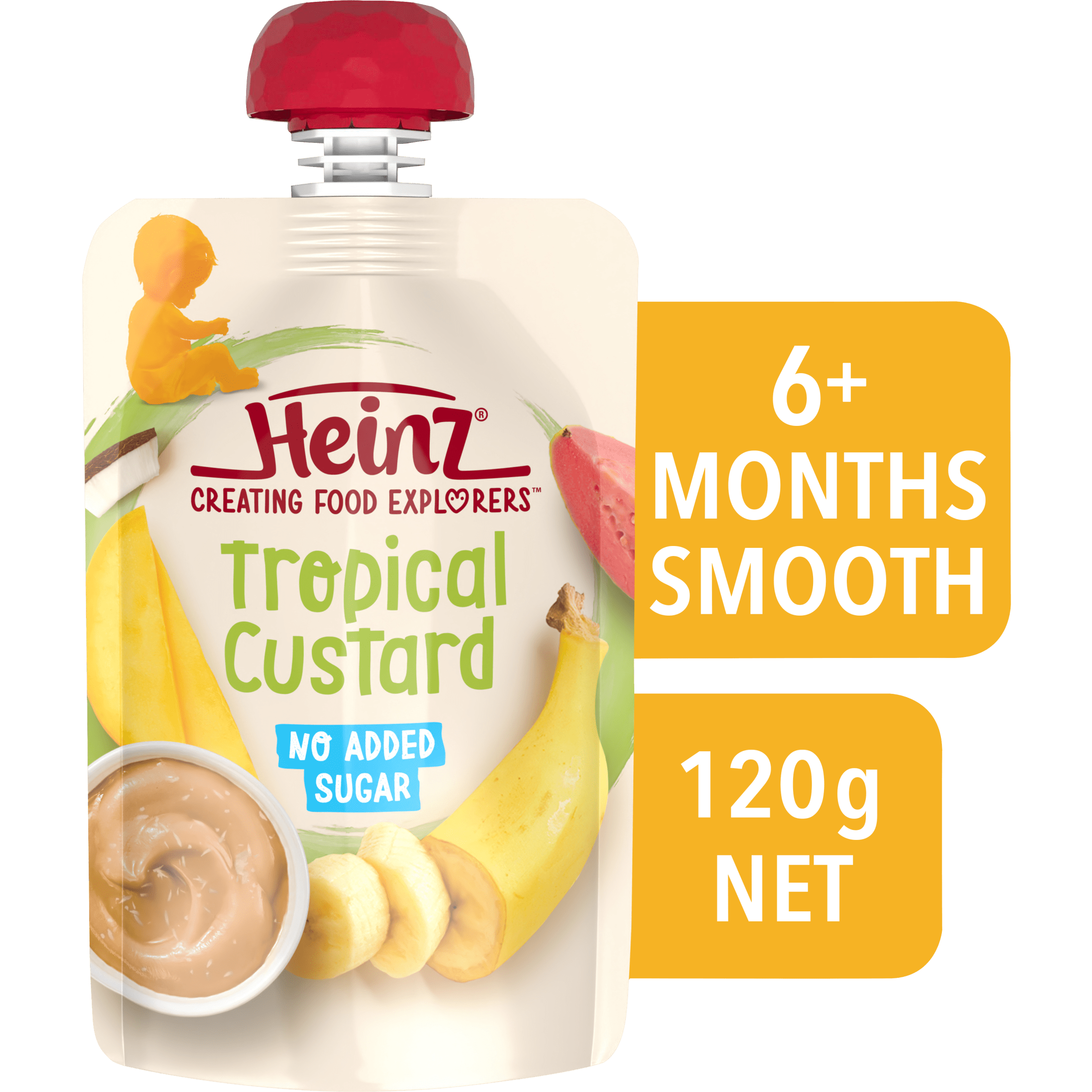 Heinz® Tropical Custard 6+ months 120g
