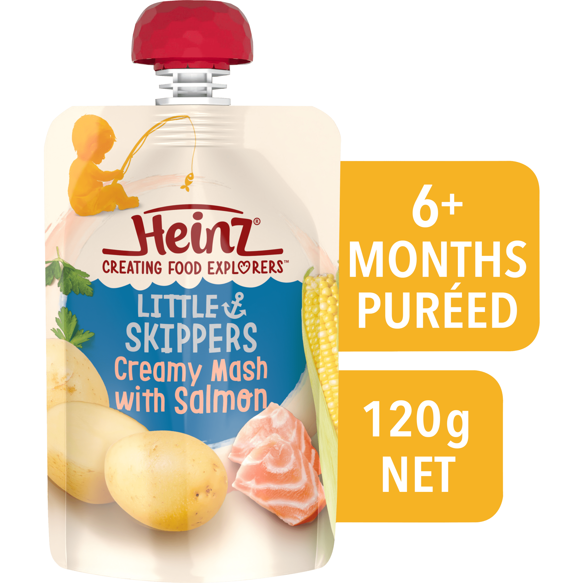 Heinz® Little Skippers Creamy Mash with Salmon 6+ months 120 g