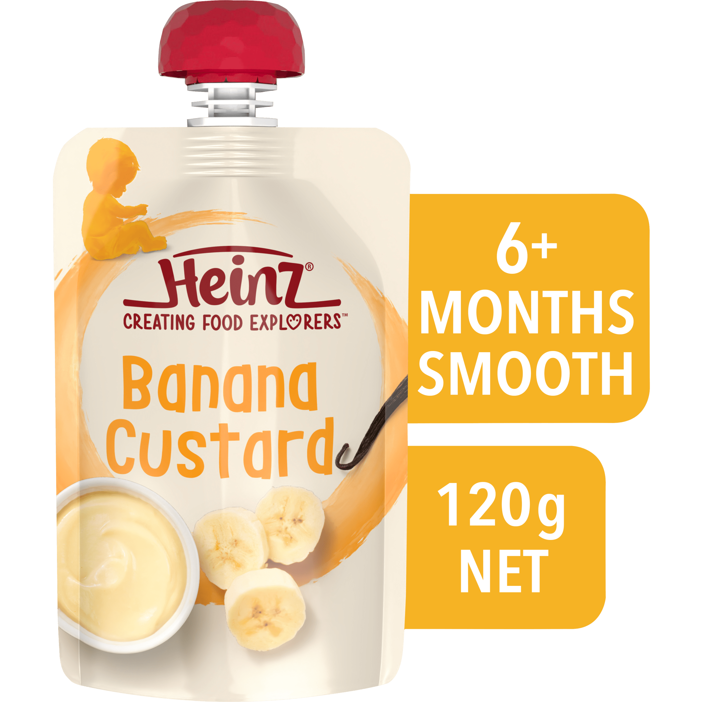 Heinz® Creating Food Explorers Little Treats Banana Custard 120g NET