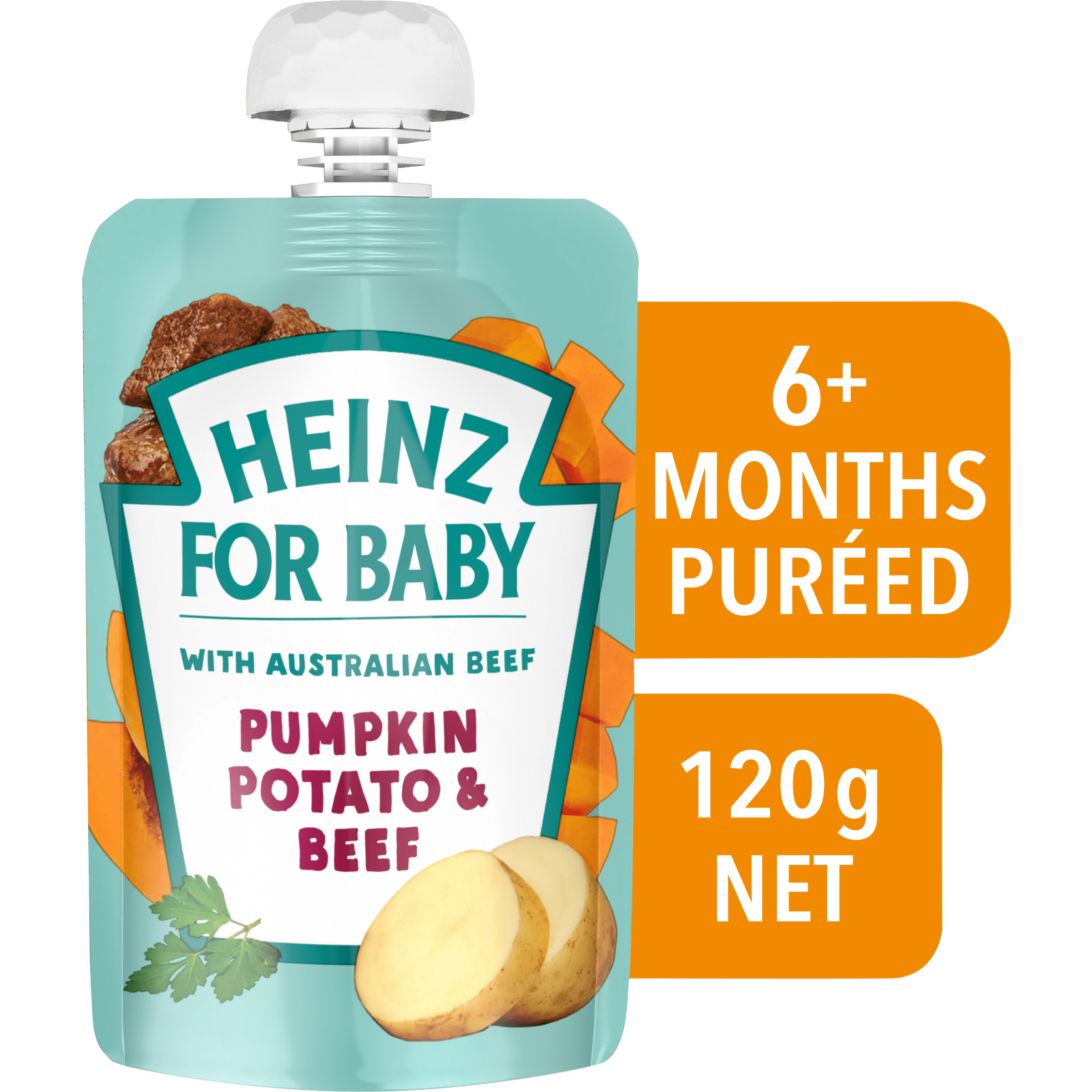 Heinz for Baby® Pumpkin Potato & Beef 6+ months 120 g
