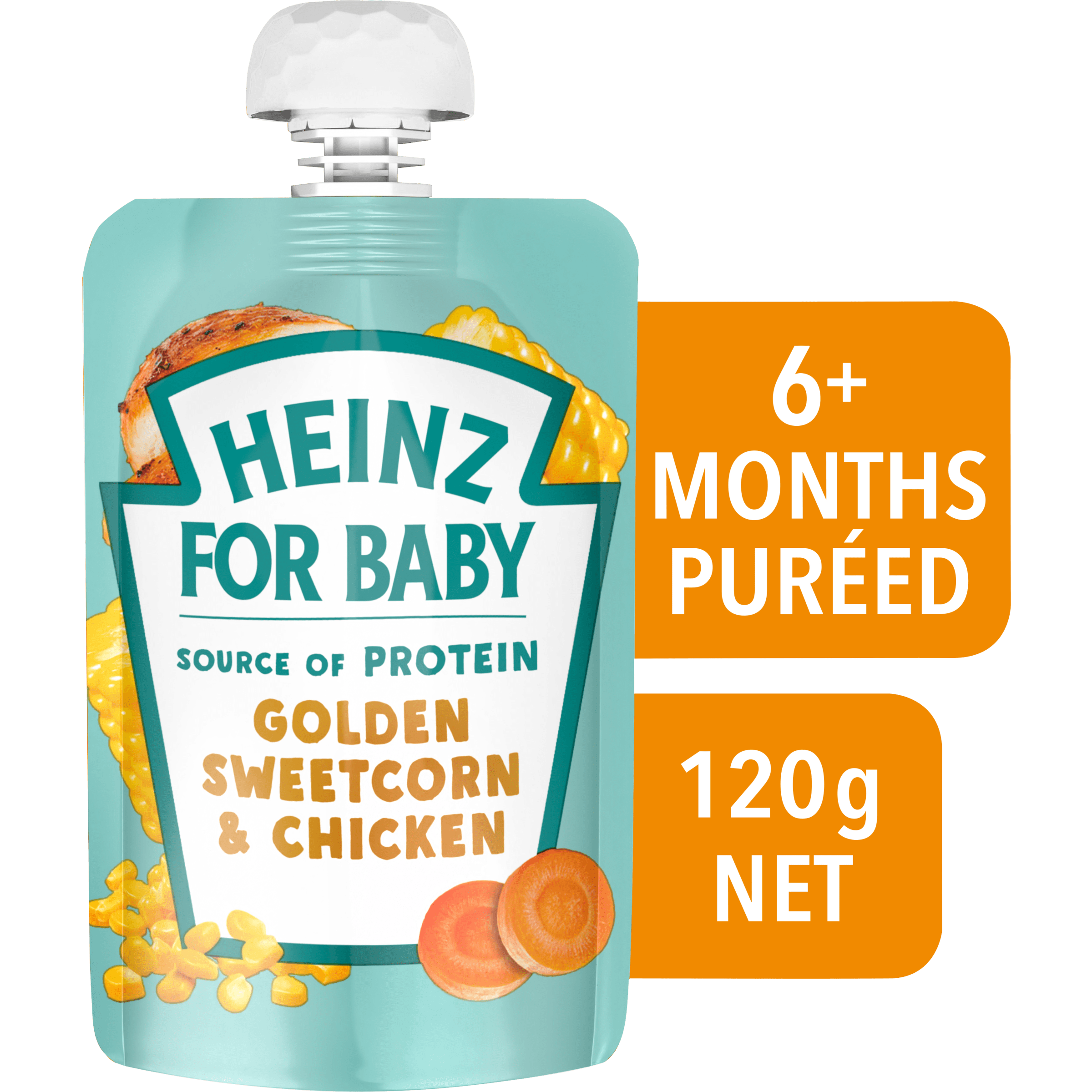 Heinz for Baby® Golden Sweetcorn & Chicken 6+ months 120 g