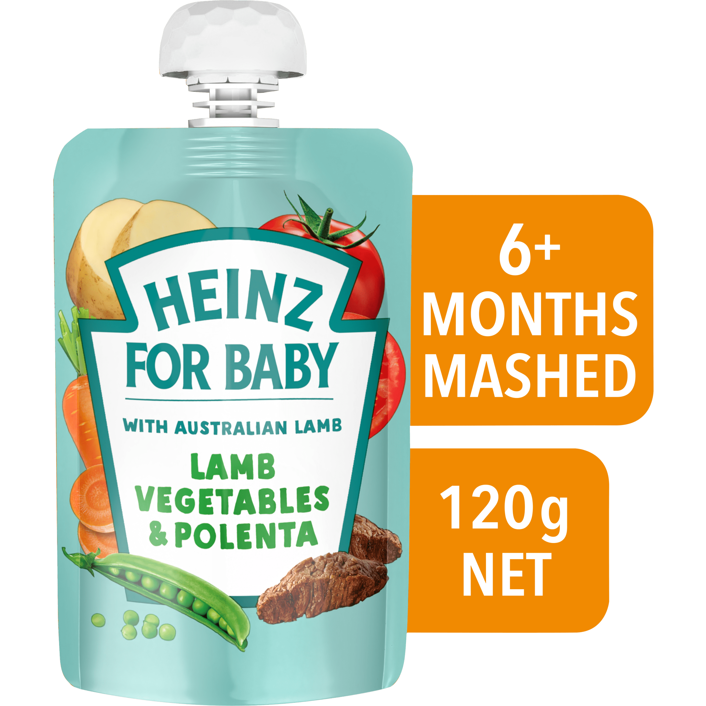 Heinz for Baby® Lamb, Vegetables & Polenta 6+ months 120 g