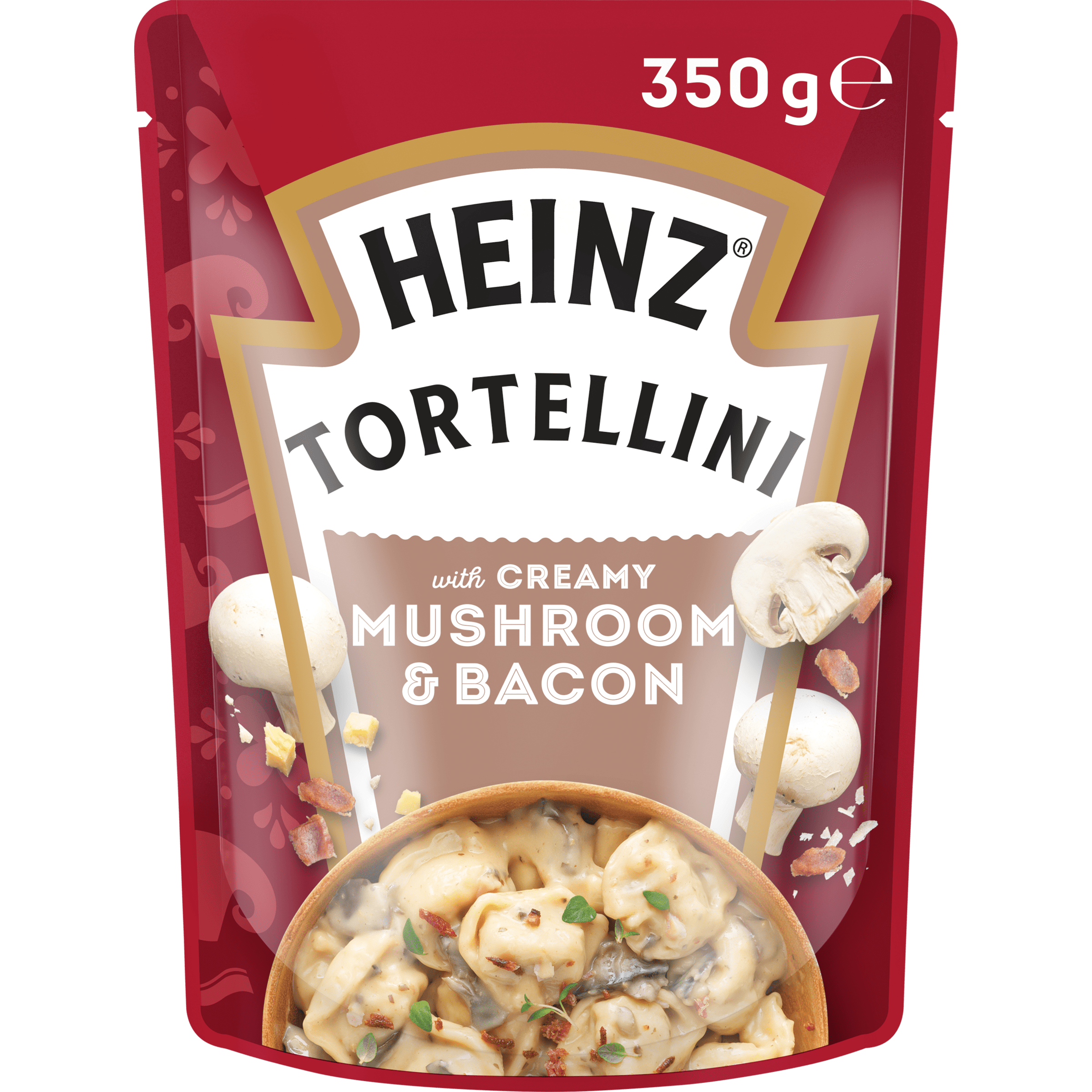 Heinz® Tortellini Three Cheese with Creamy Mushroom & Bacon 350 g