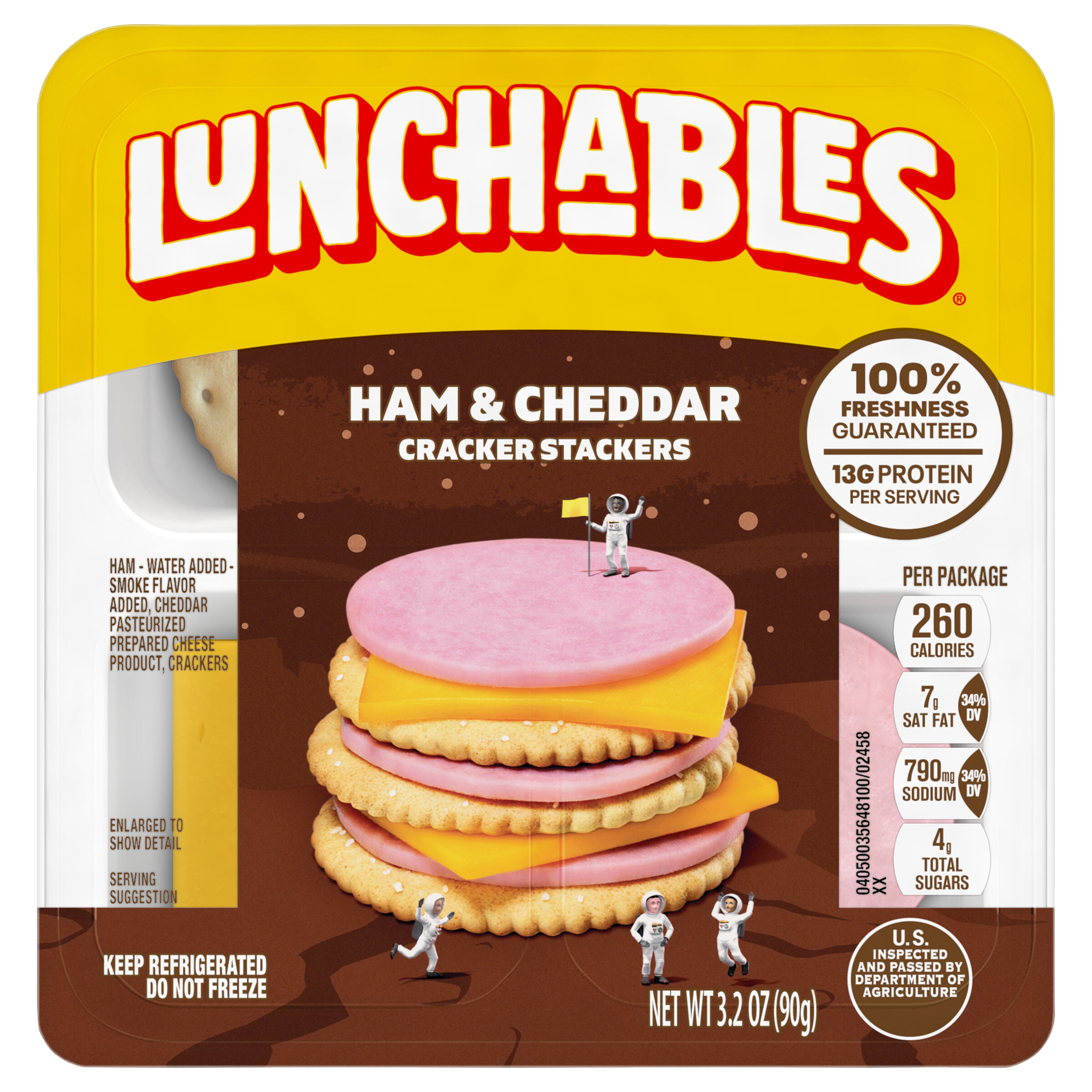 Ham & Cheddar Cracker Stackers Snack Kit