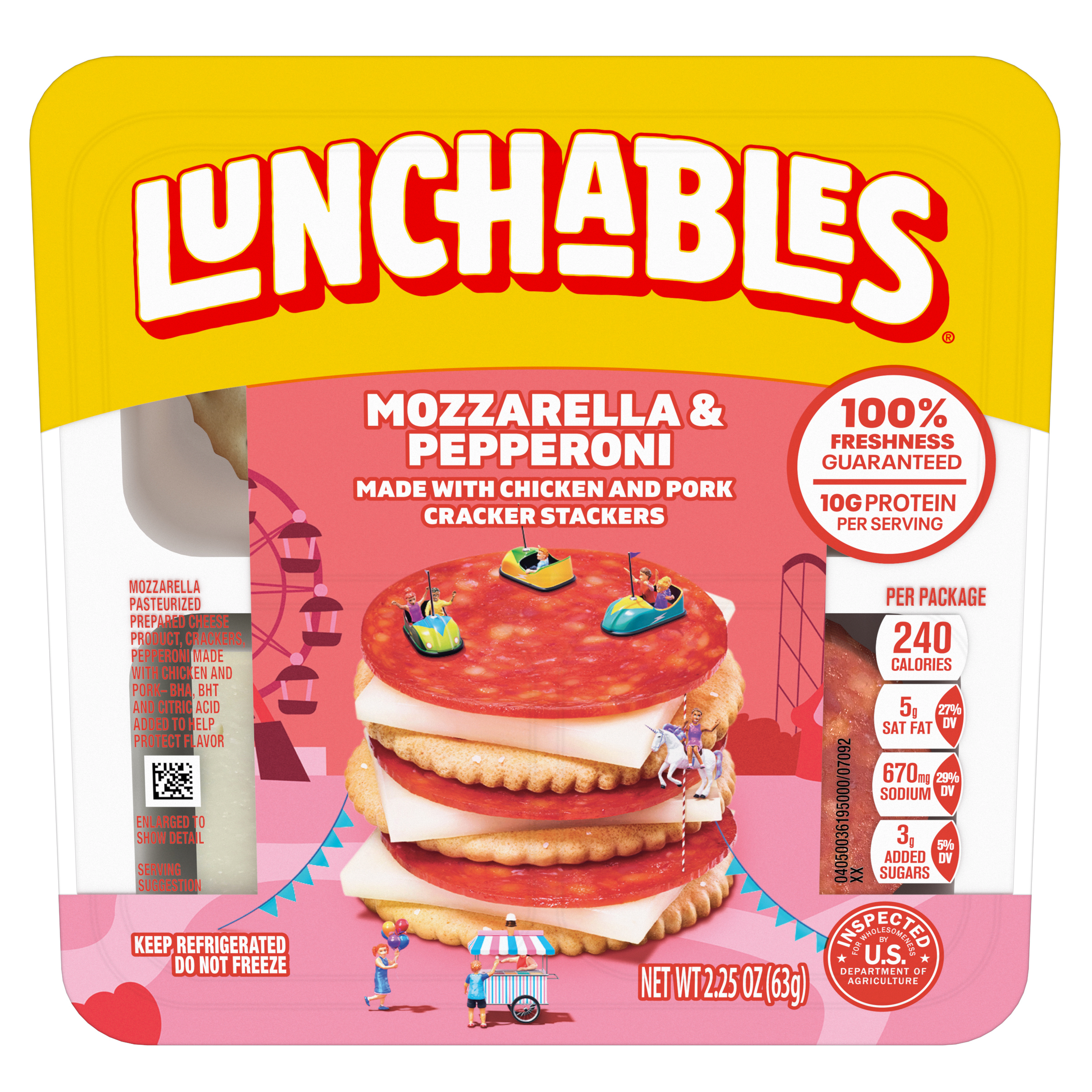 Pepperoni & Mozzarella Cheese Snack Kit with Crackers