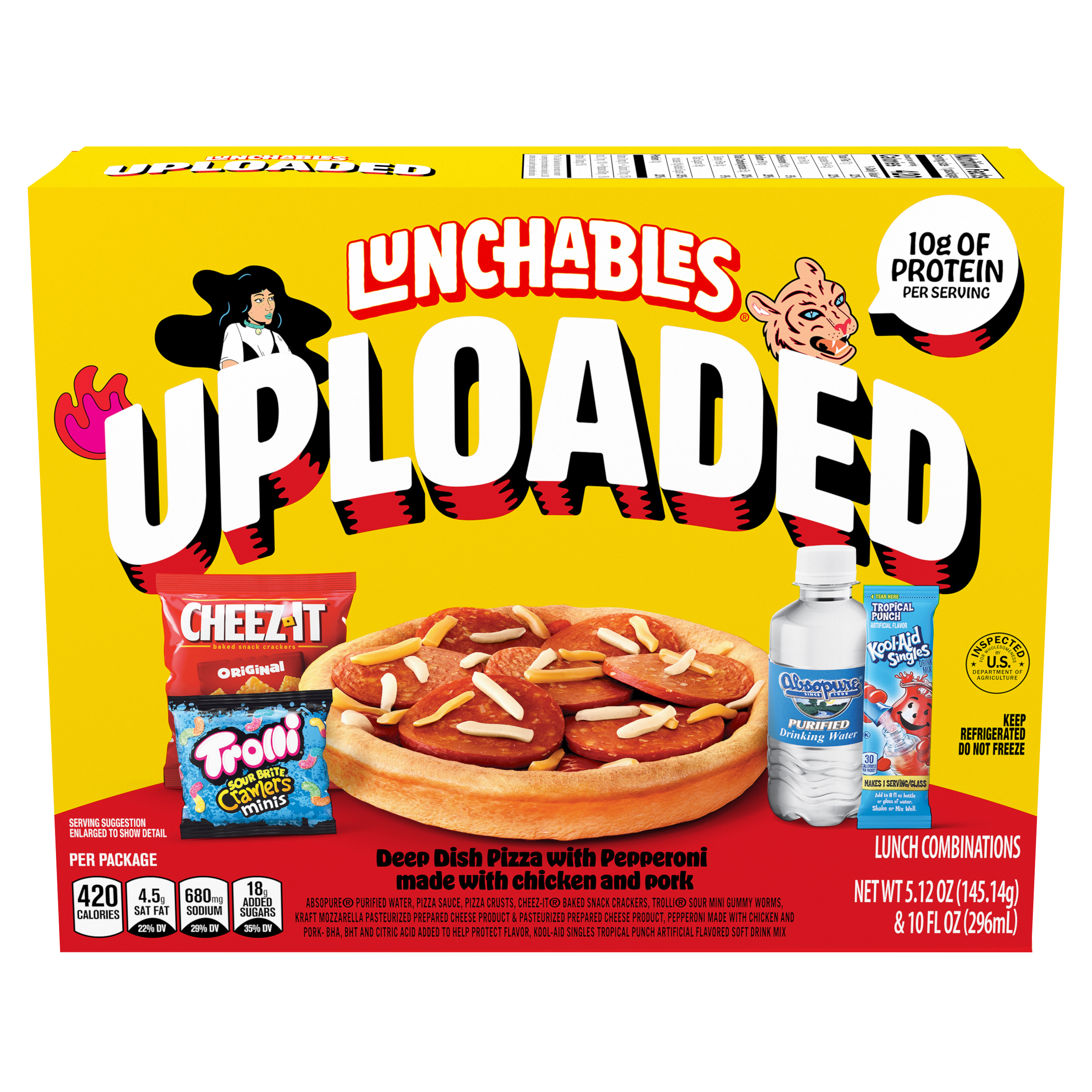 Uploaded Deep Dish Pizza with Pepperoni Snack Kit