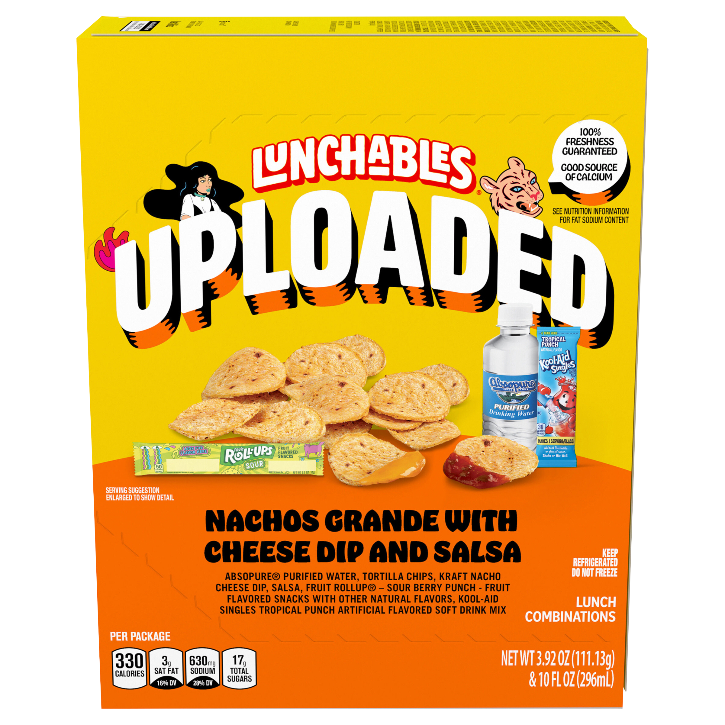 Uploaded Nachos Grande with Cheese Dip and Salsa Snack Kit