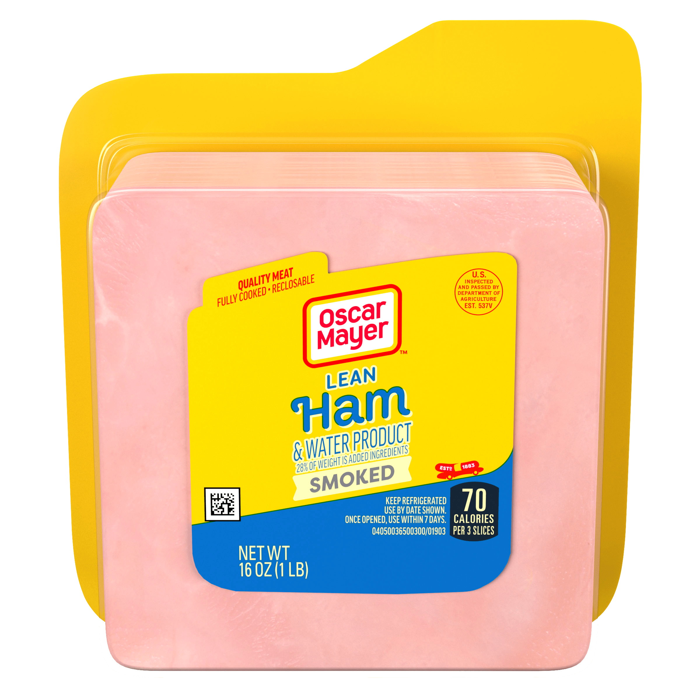 Lean Smoked Ham Sliced Lunch Meat with Water Added