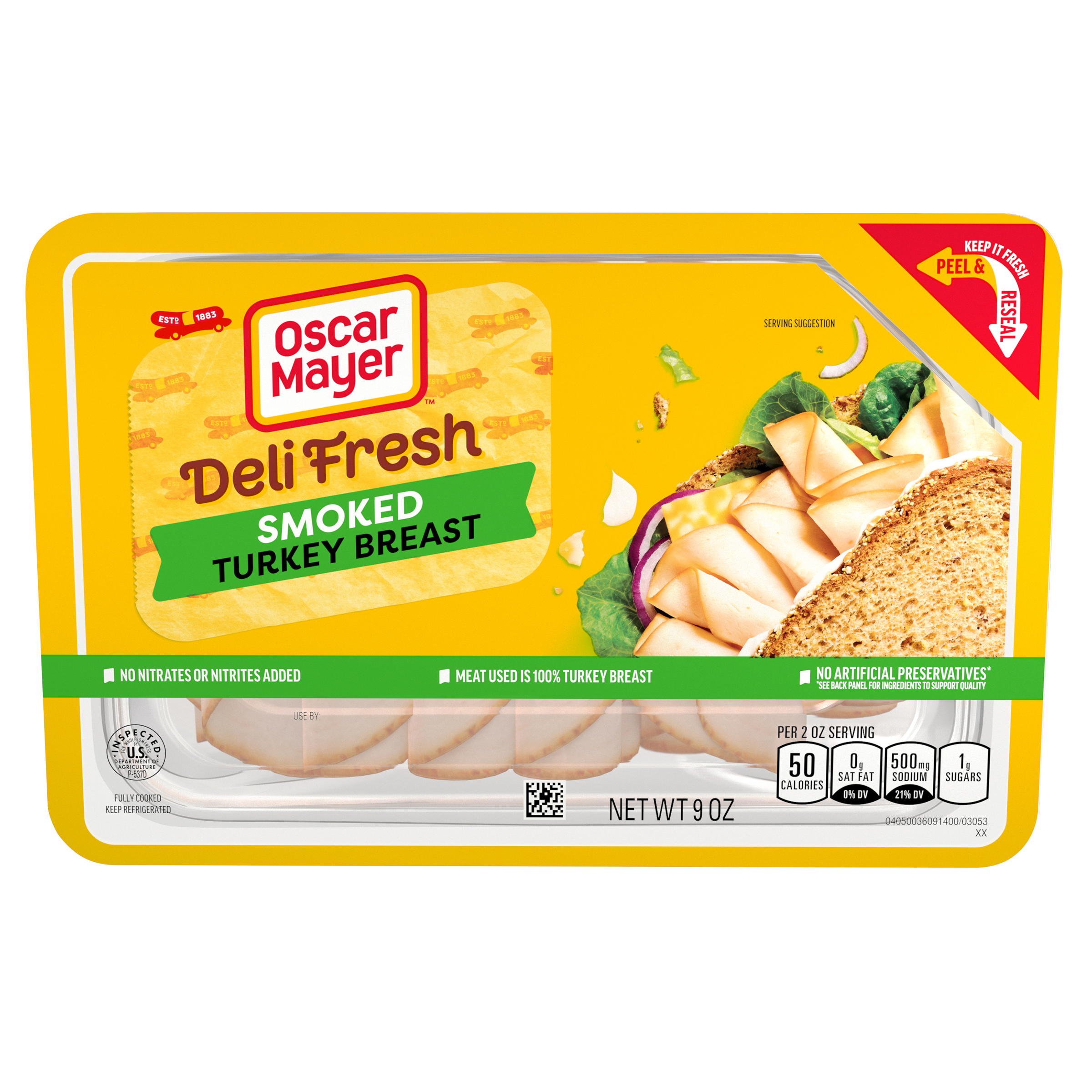 Smoked Turkey Breast Sliced Lunch Meat
