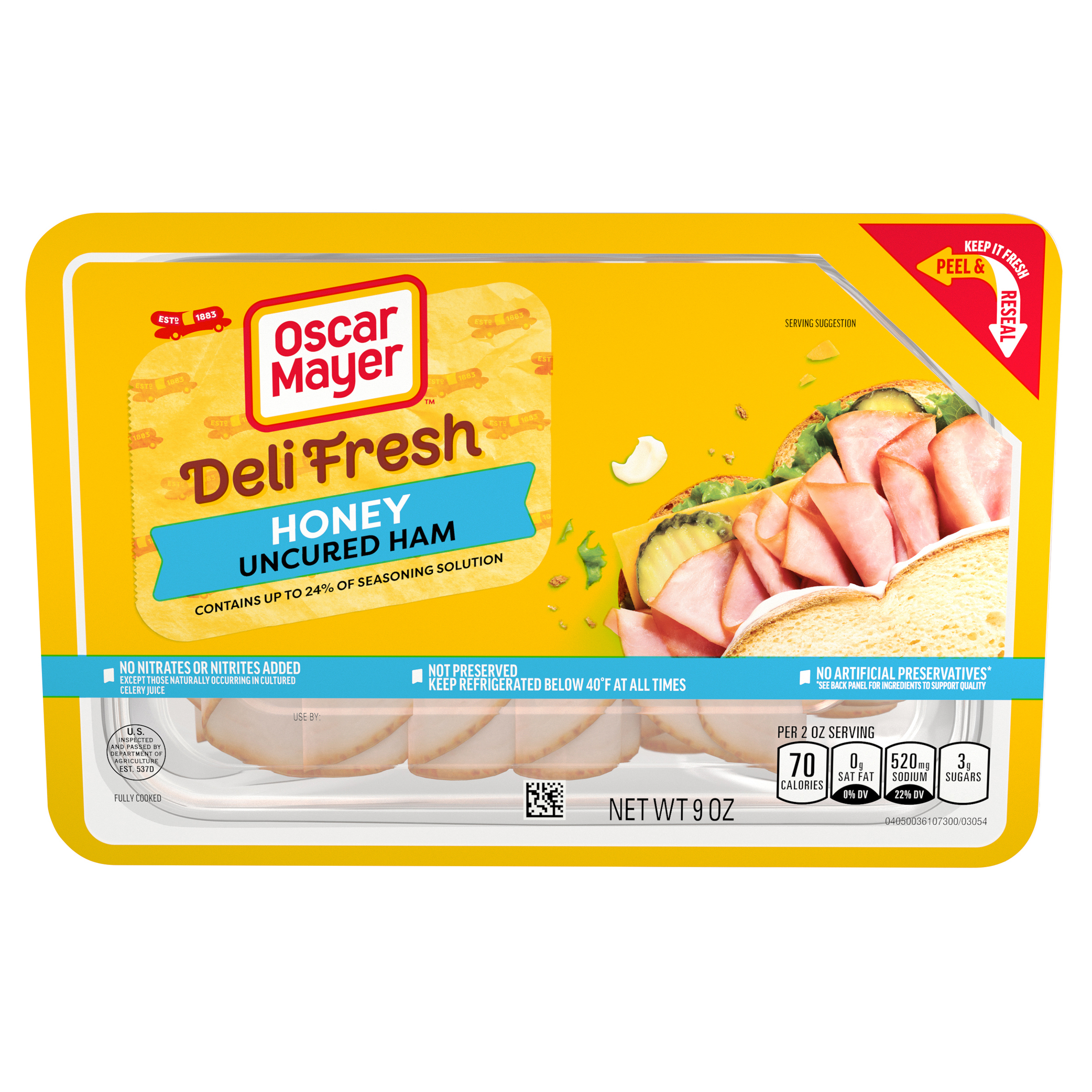 Honey Uncured Ham Sliced Lunch Meat