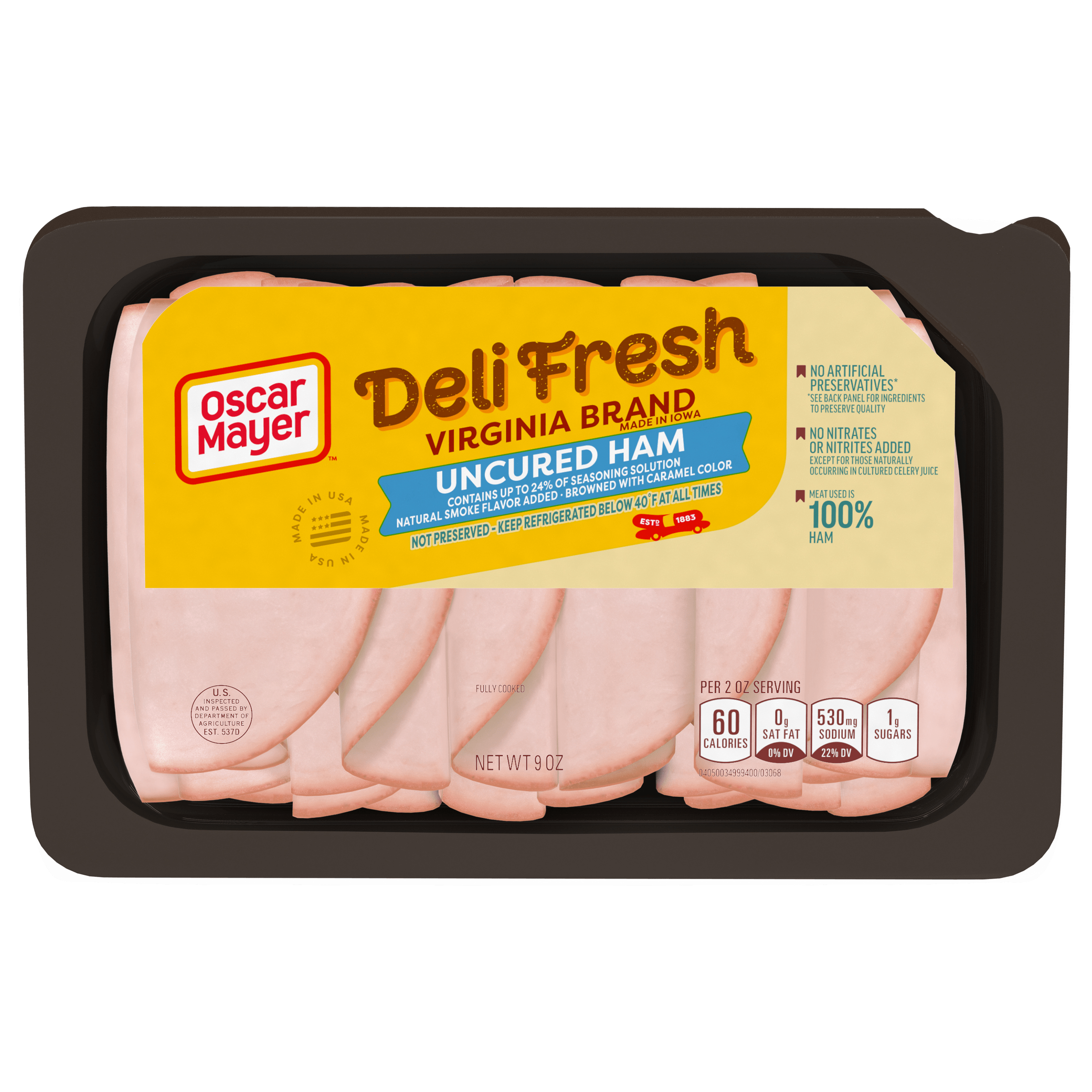Virginia Brand Uncured Ham Sliced Lunch Meat | Oscar Mayer