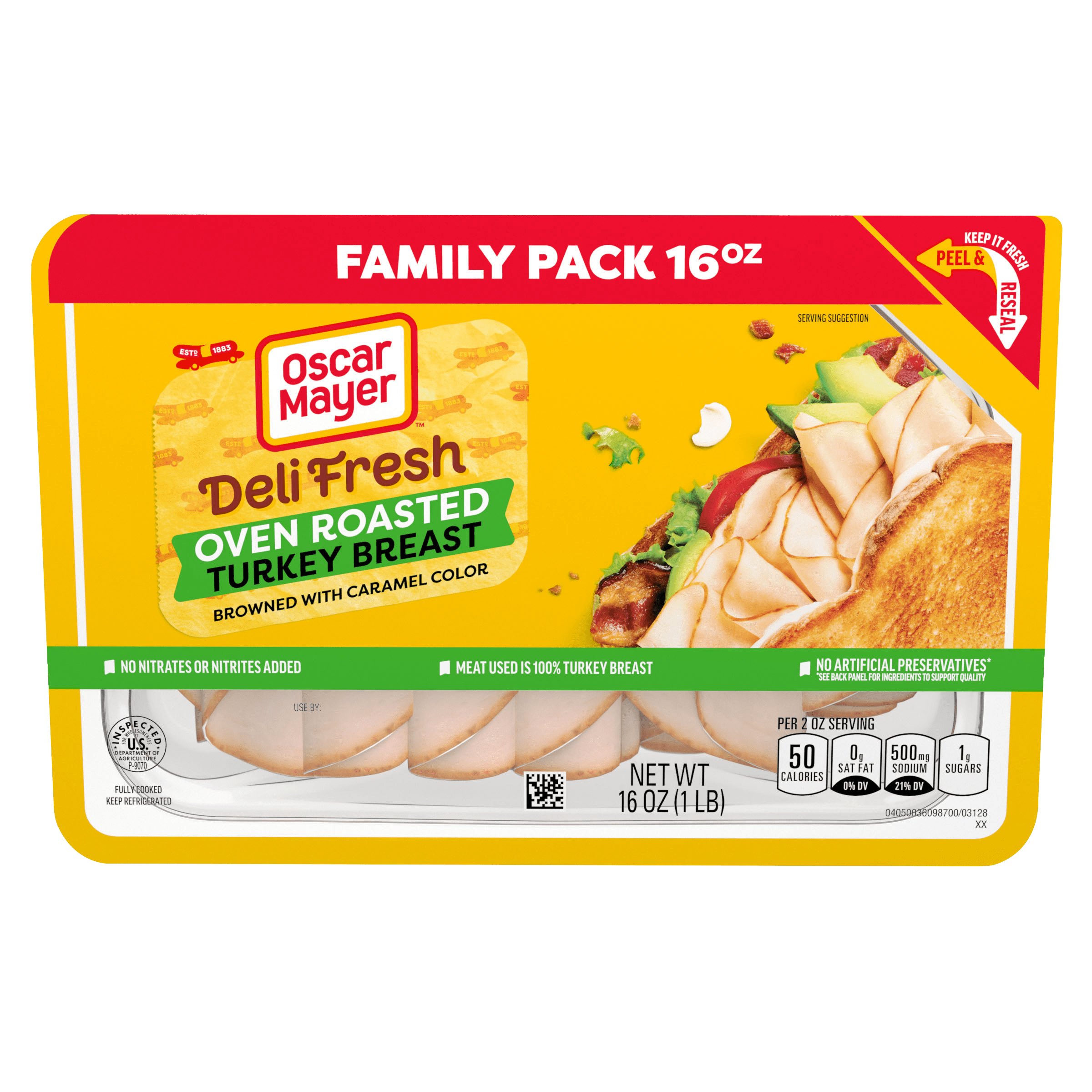 Oven Roasted Turkey Breast Sliced Lunch Meat, for a Low Carb Lifestyle