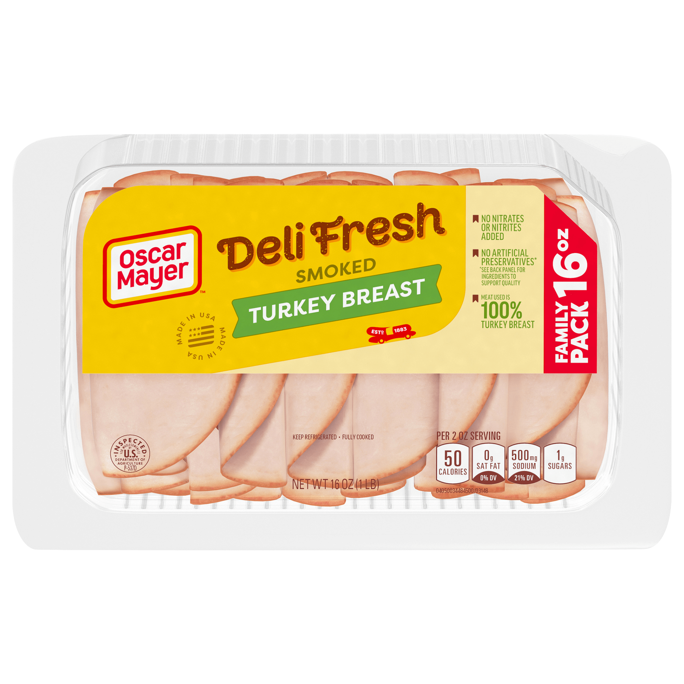 Smoked Turkey Breast Sliced Lunch Meat
