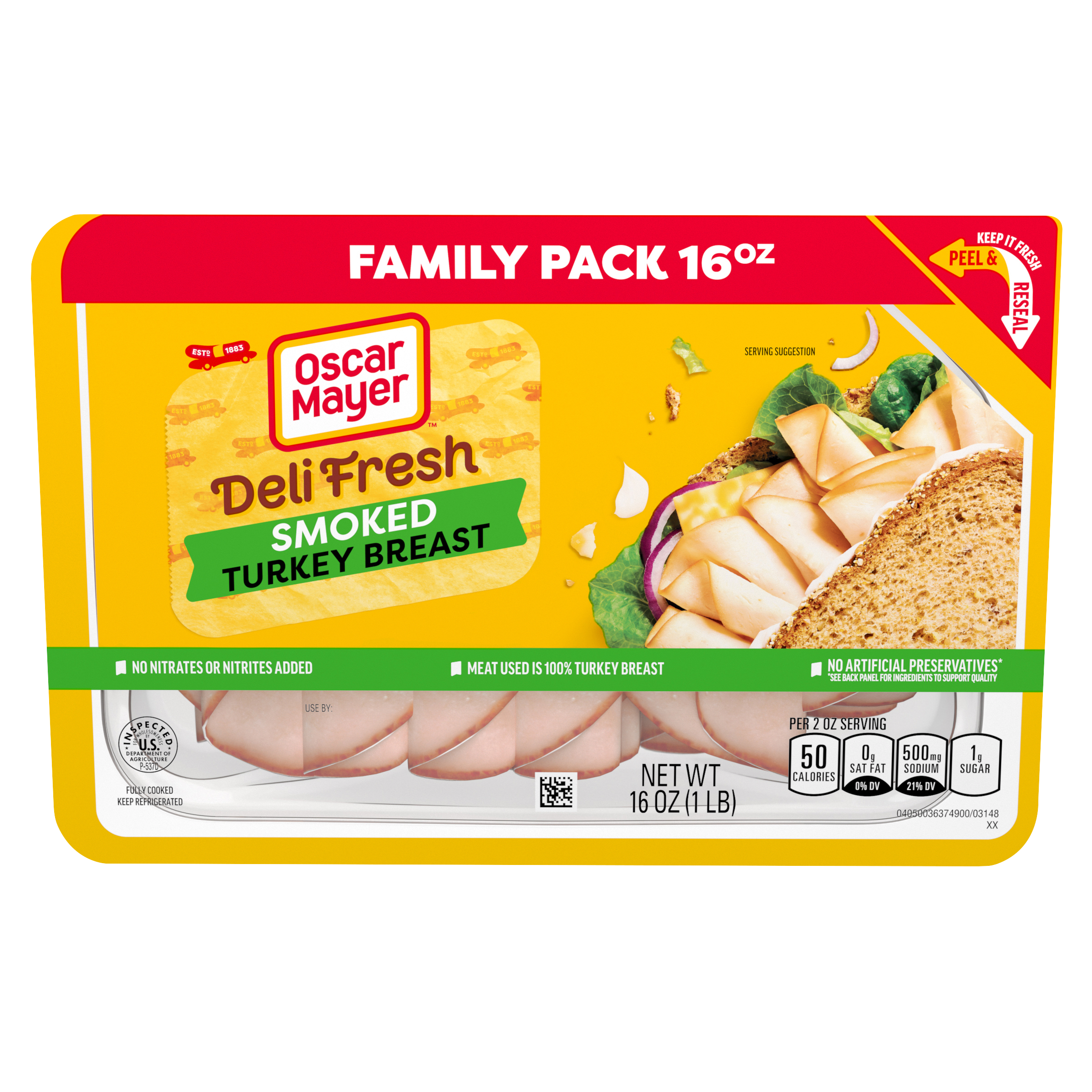 Smoked Turkey Breast Sliced Lunch Meat