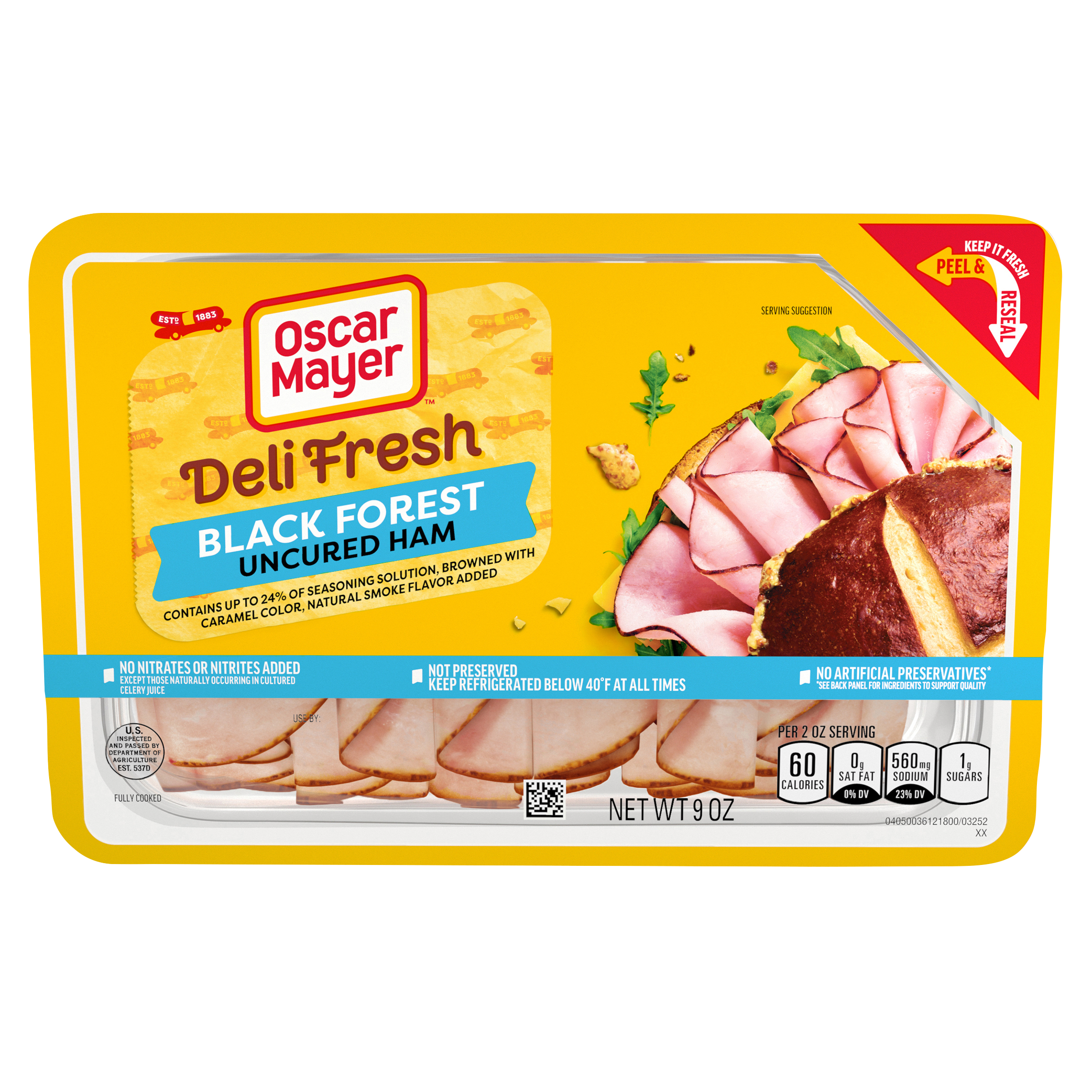 Black Forest Uncured Ham Sliced Lunch Meat