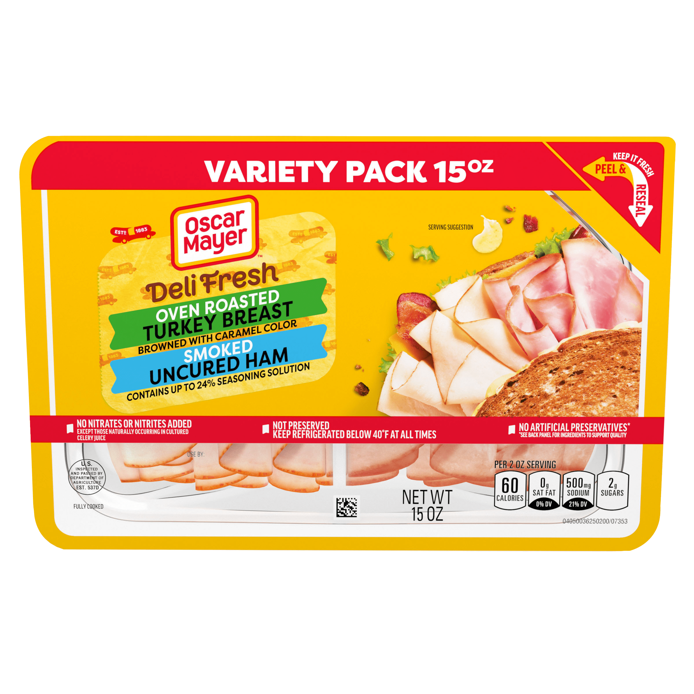 Deli Fresh Oven Roasted Turkey Breast and Smoked Uncured Ham