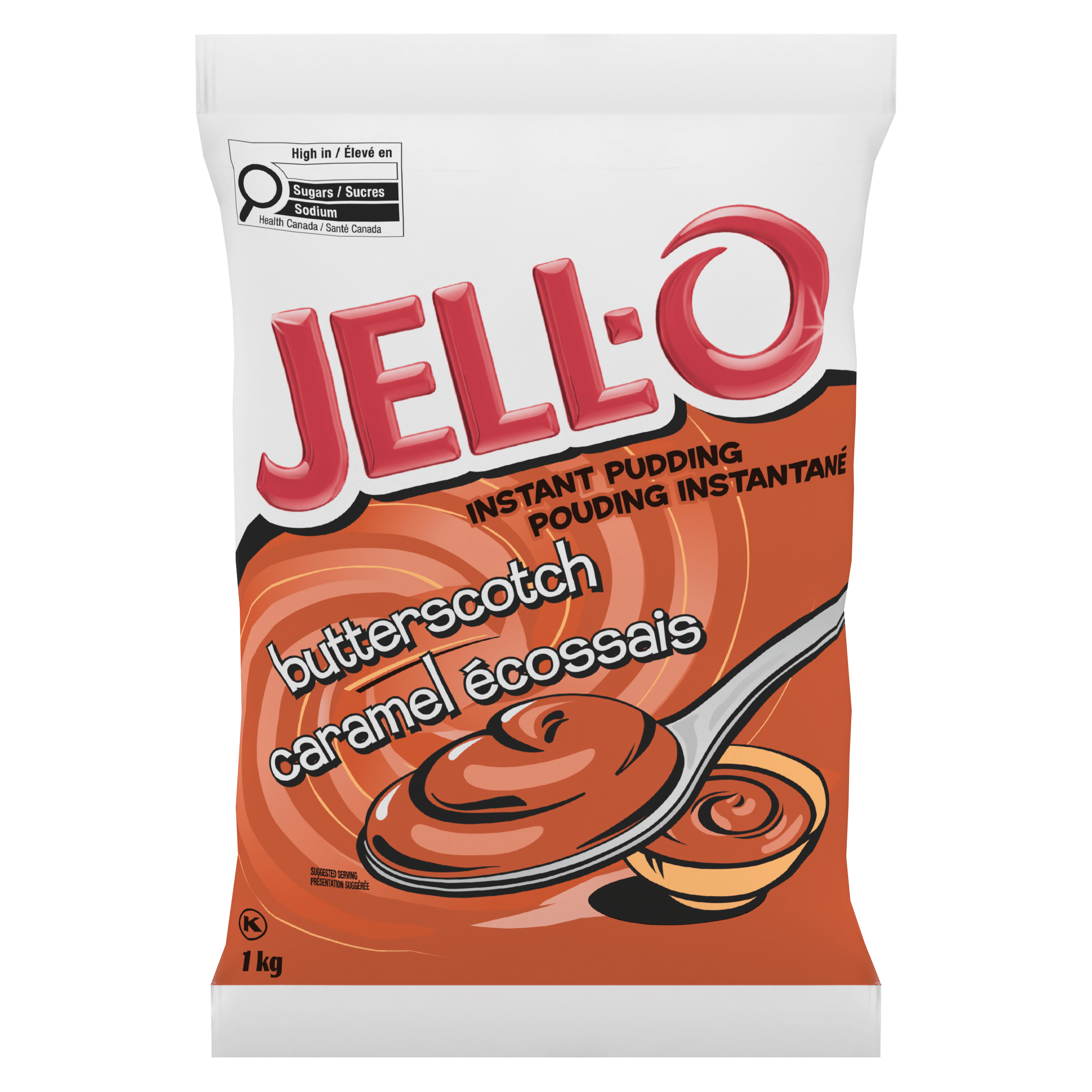 Pouding instantané au caramel écossais Jell-O (2 x 1 KG)