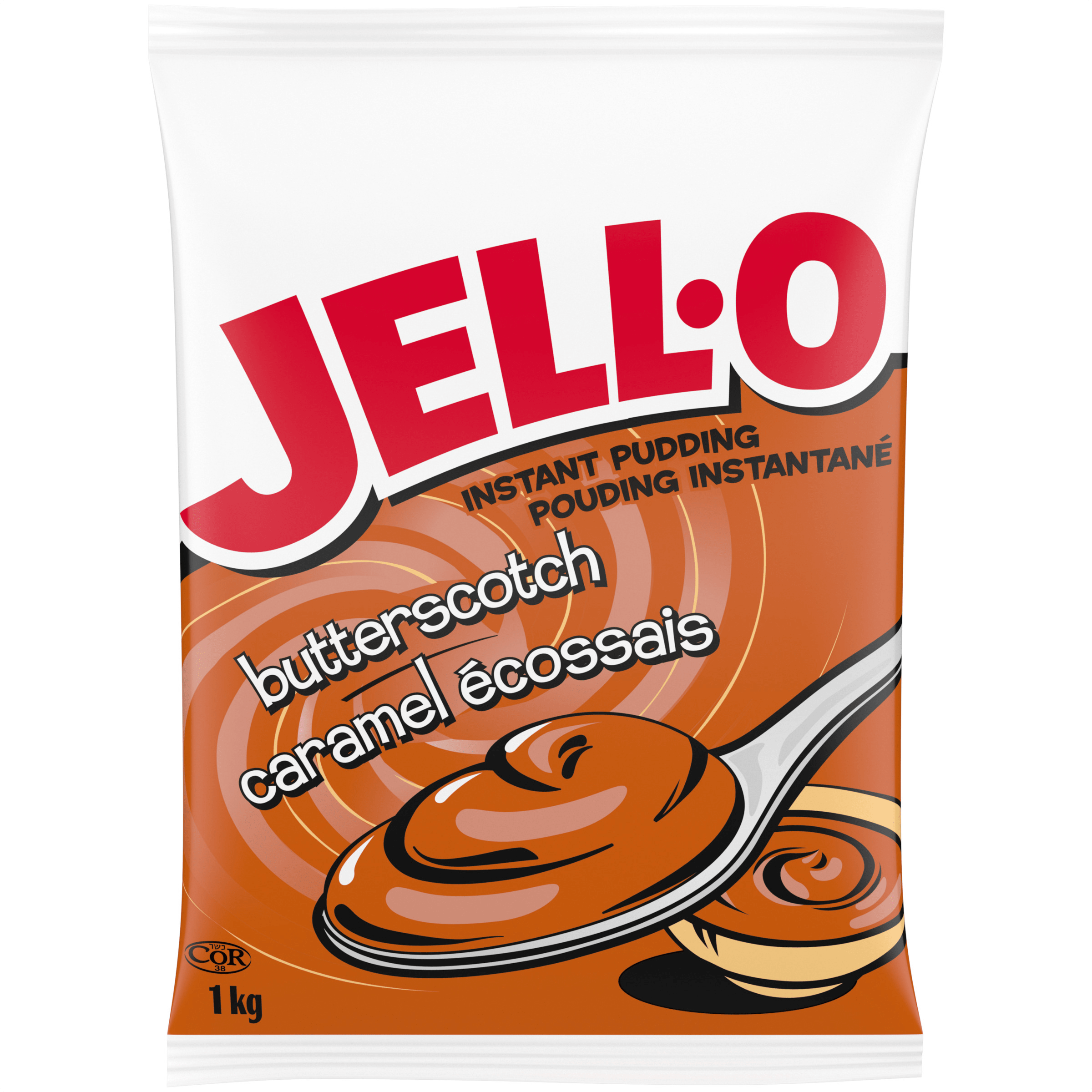 Pouding instantané au caramel écossais Jell-O (2 x 1 KG)