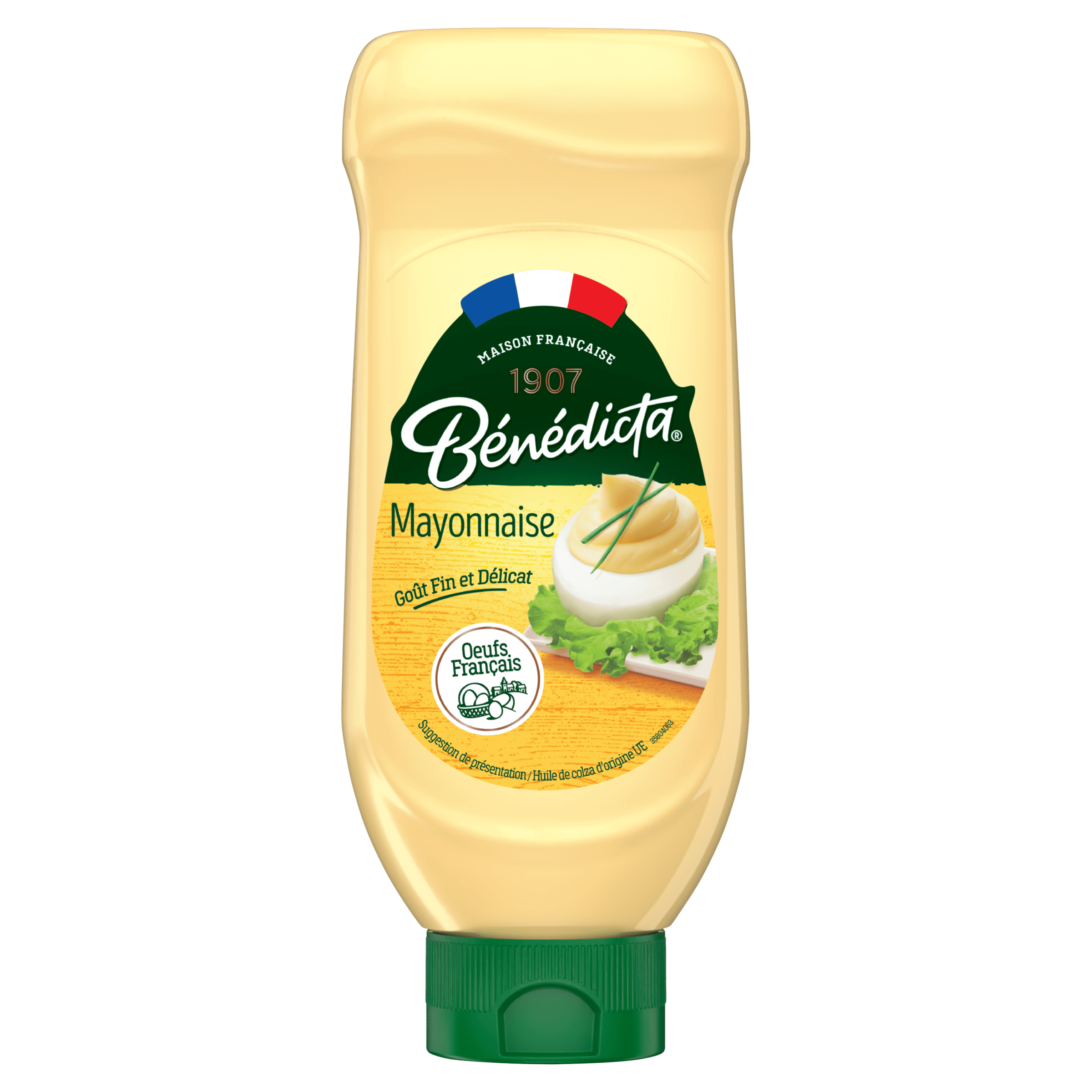 Bénédicta Mayonnaise Nature Flacon Souple 585g