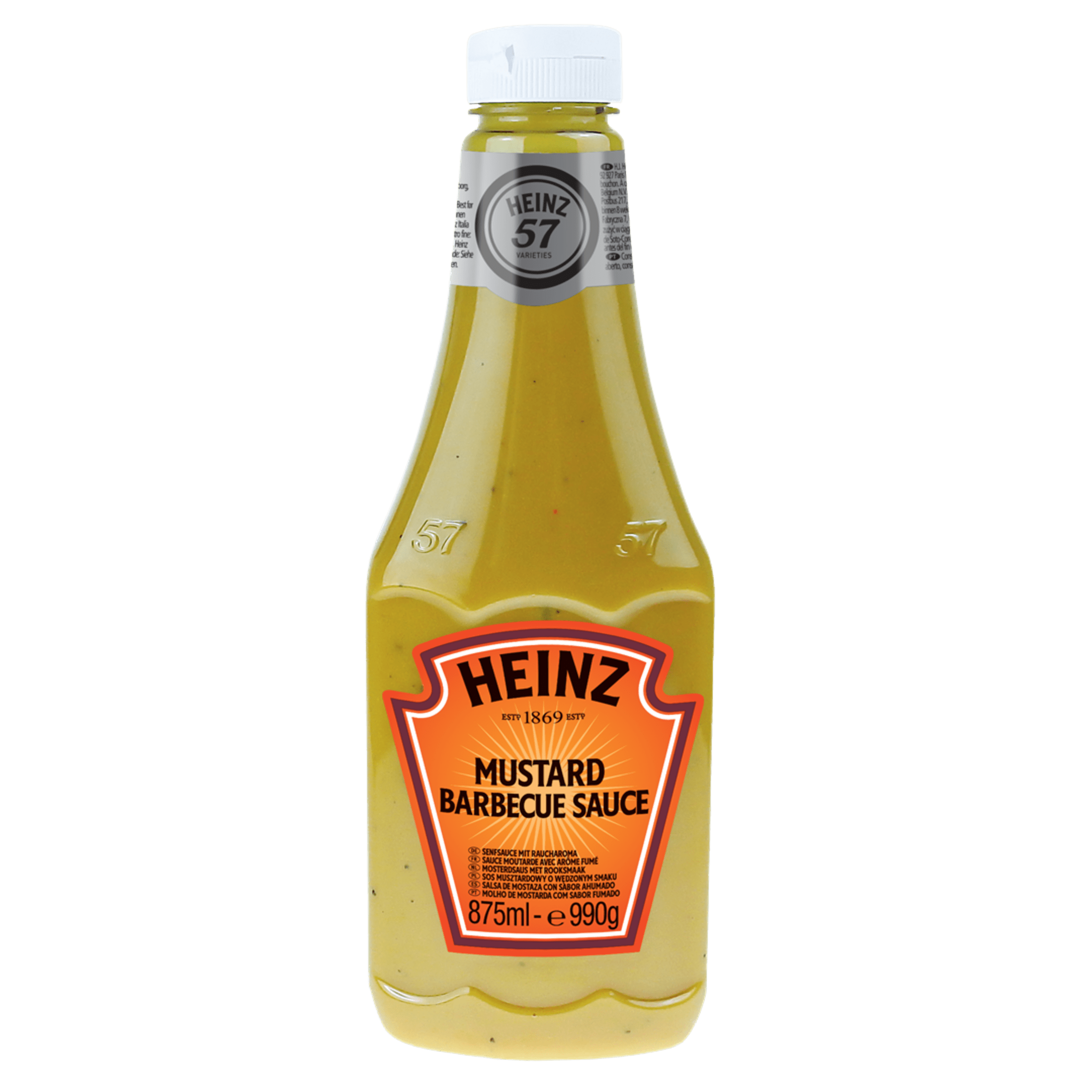 Heinz Salsa Mostaza Barbacoa Boca Arriba 6*875ml