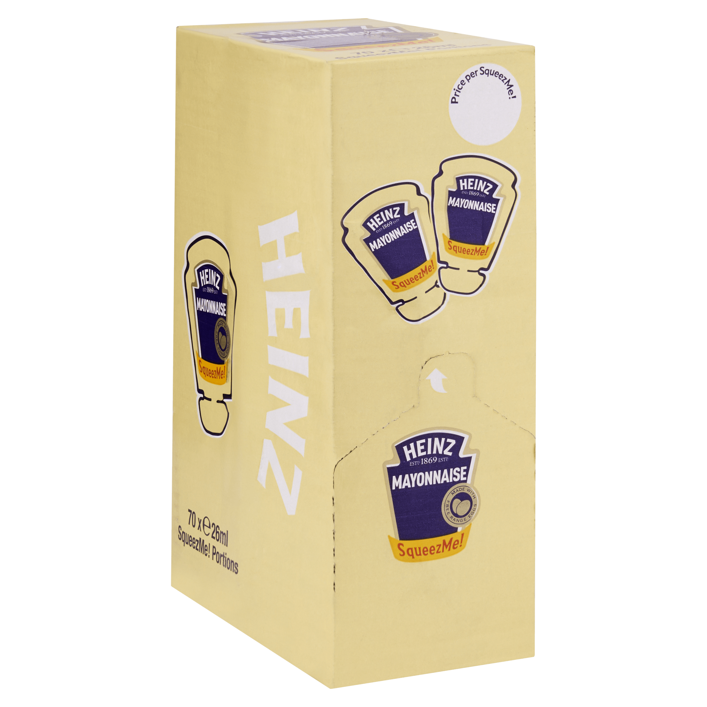 Mayonnaise SqueezMe Portions 70 x 26ml | Single Serve Squeezy Mayo