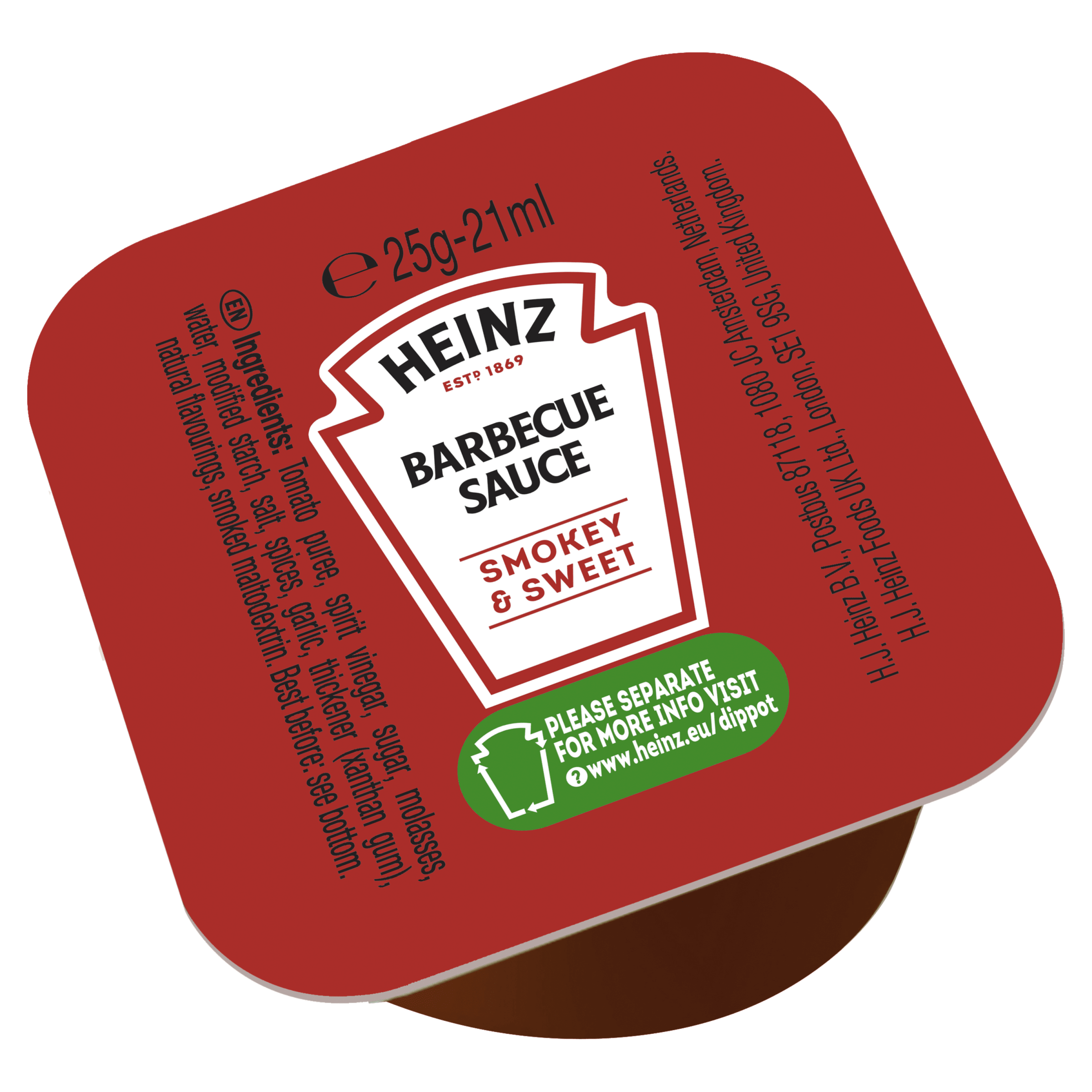 Barbecue Sauce Dip Pots 100 x 25g