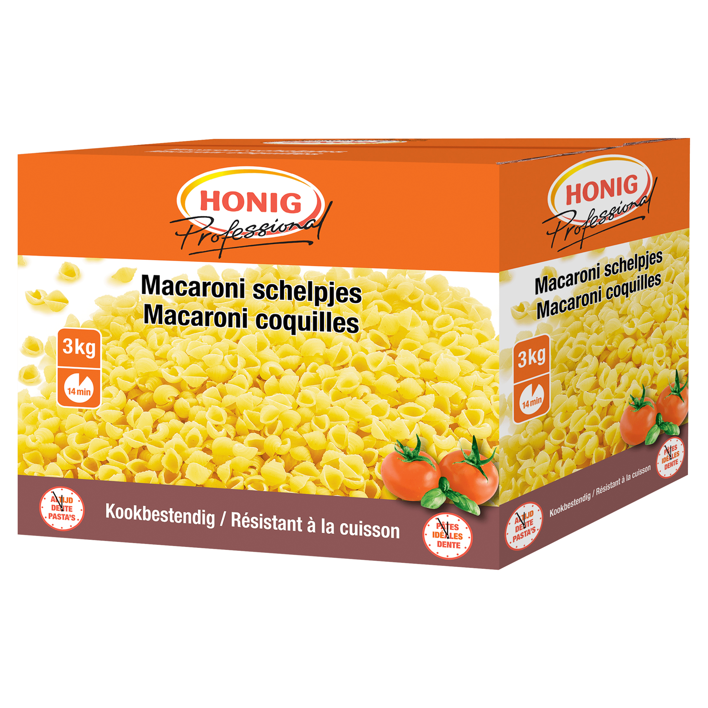 Professional Macaroni Schelpjes 3 kg Doos