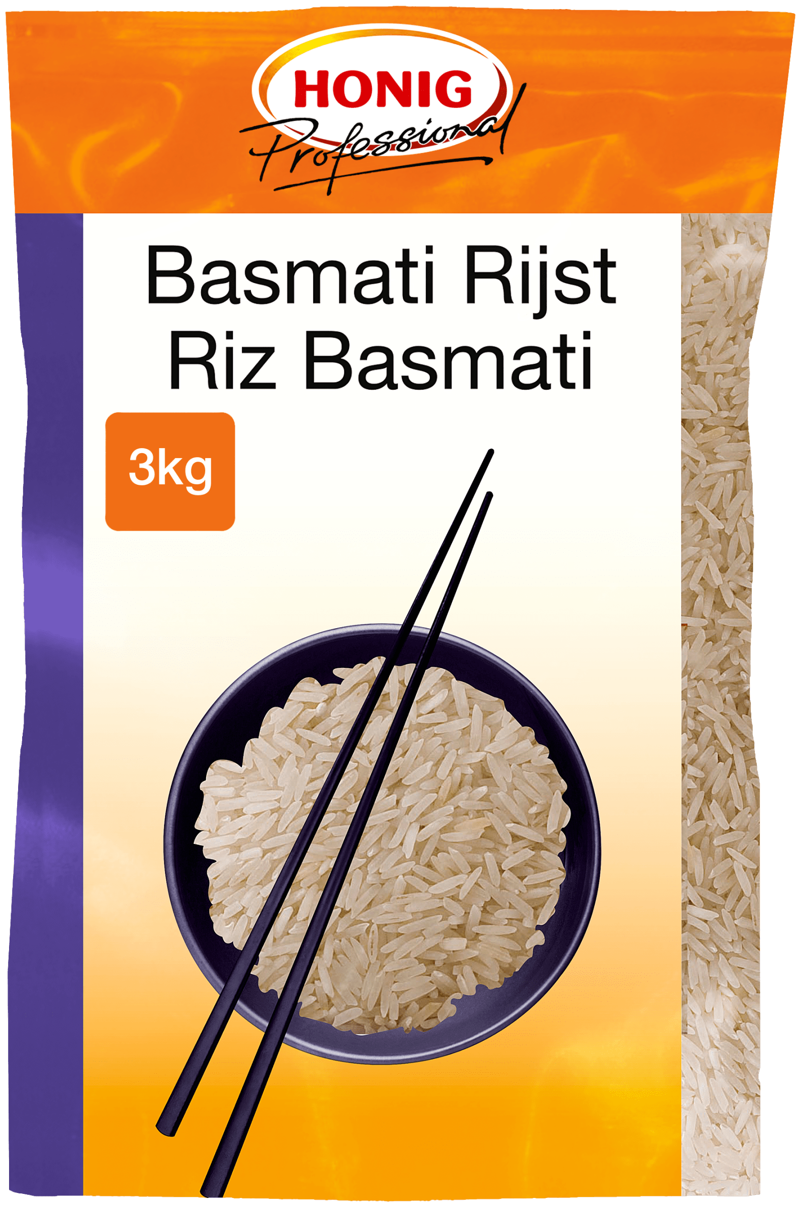 Professional Basmatirijst, zak 3 kg
