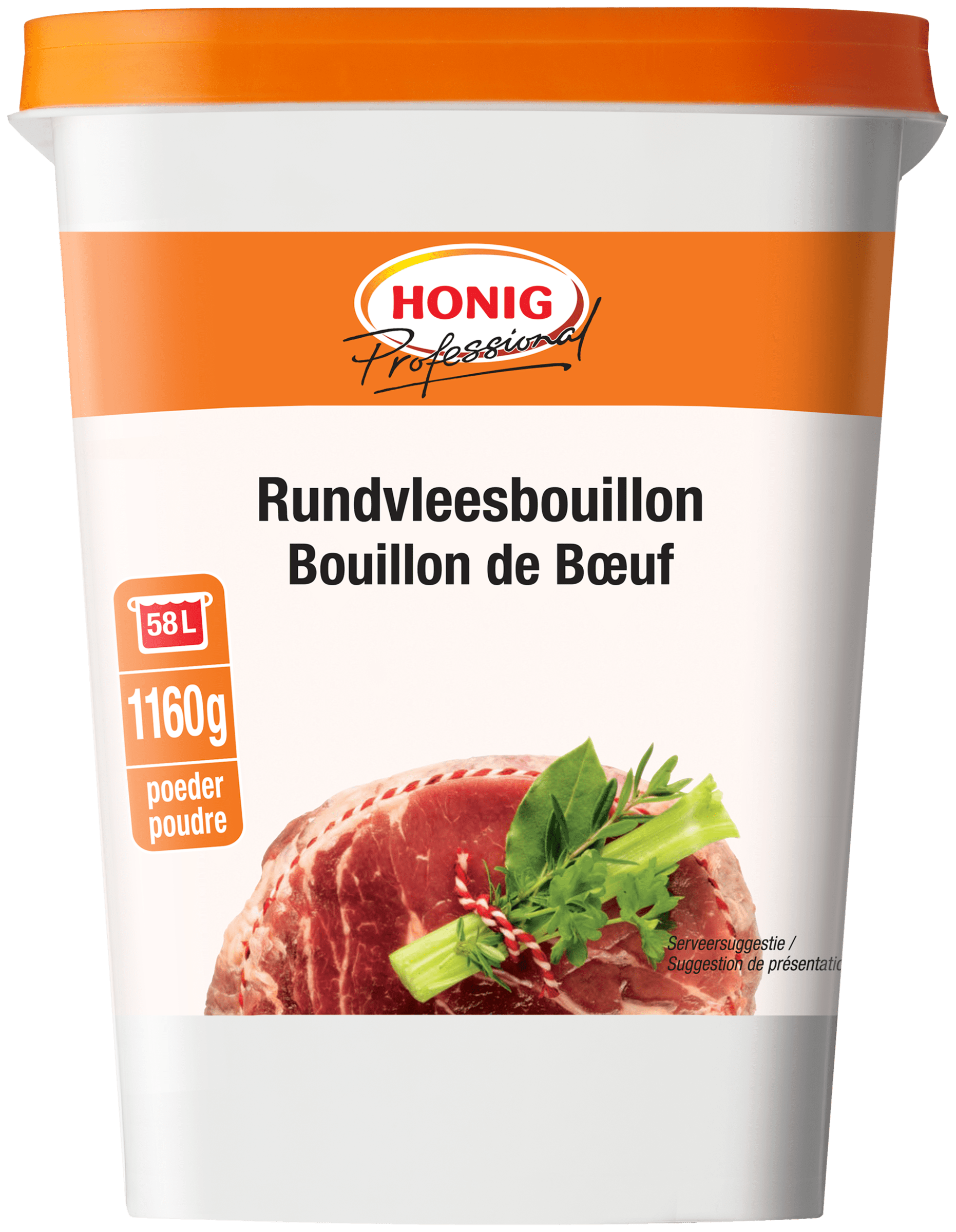 honig professional rundsbouillon 1.16kg