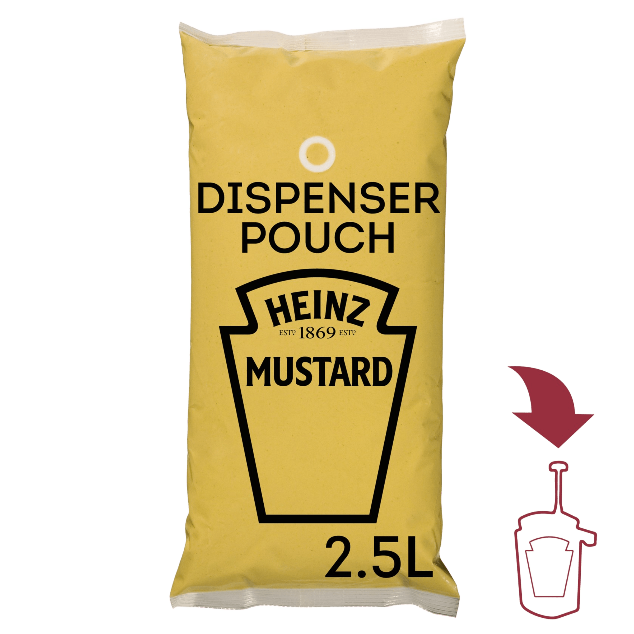 Mustard 3 x 2,5 L Doos