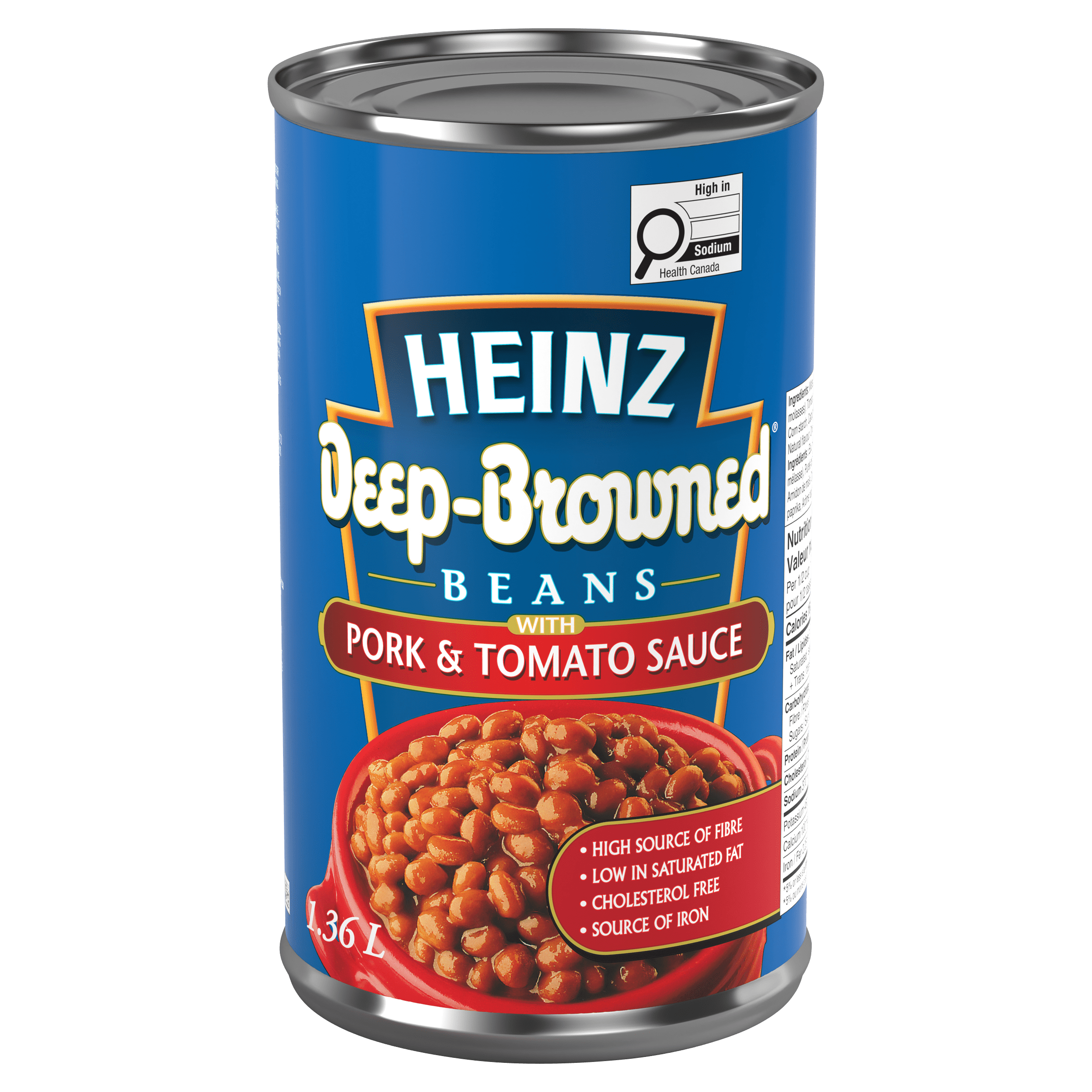 Heinz Deep Browned Beans  (12 X 1.36L Can)