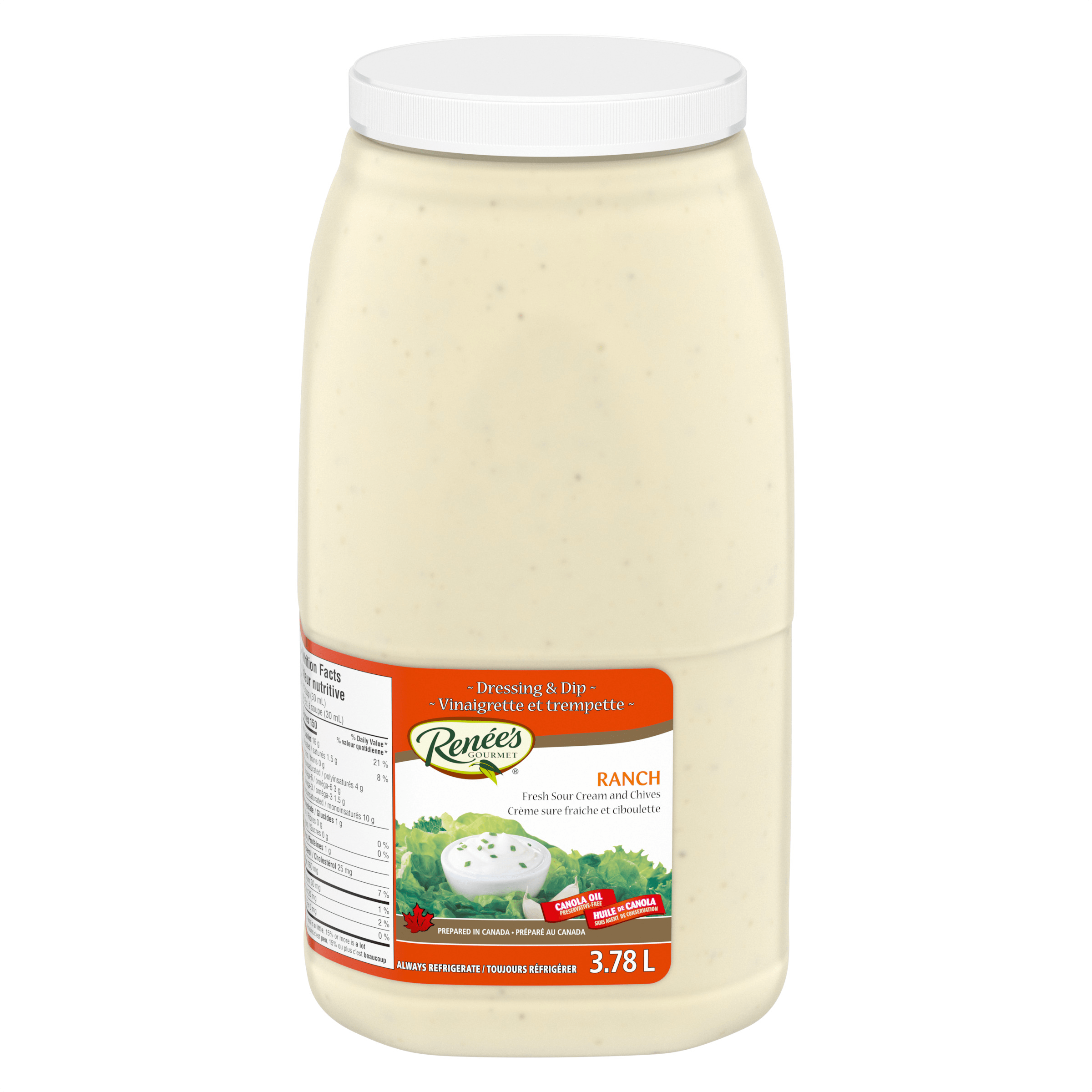 Renee's Ranch Dressing (2 X 3.78L)