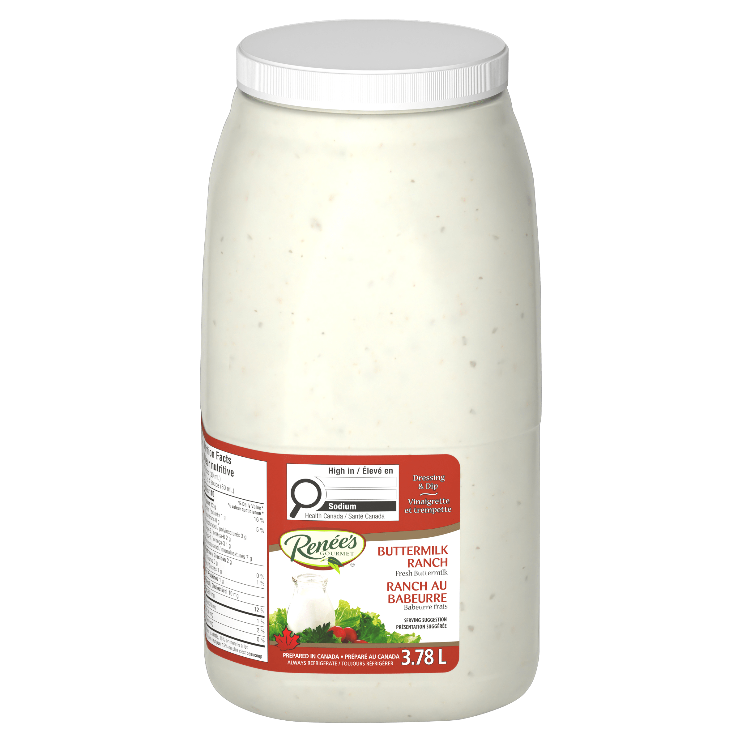 Renee’s Buttermilk Ranch Dressing (2 X 3.78L)
