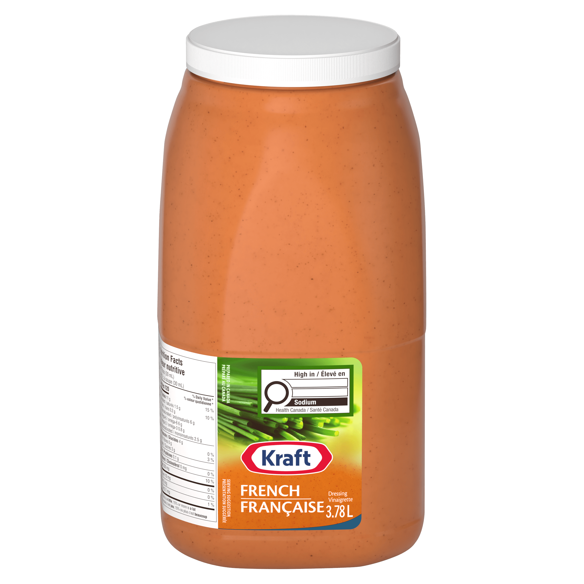 Vinaigrette française Kraft (2 x pot de 3,78 ML)