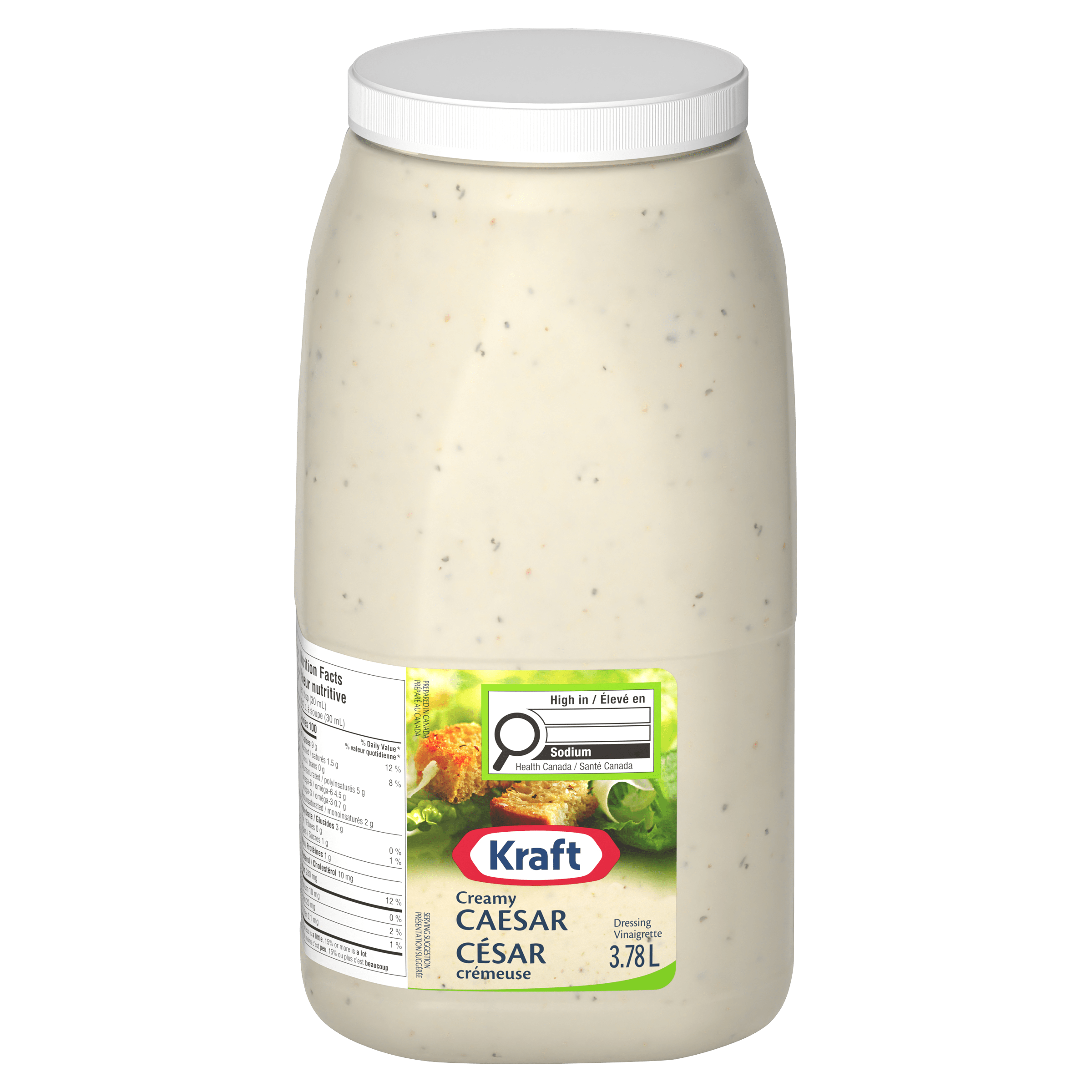 Kraft Creamy Caesar Salad Dressing (2 x 3.78 L Jug)