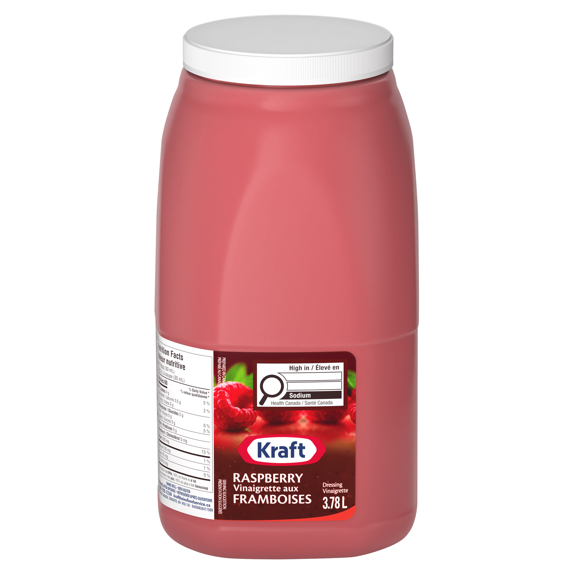 Kraft Raspberry Salad Dressing (2 x 3.78 L Jug)